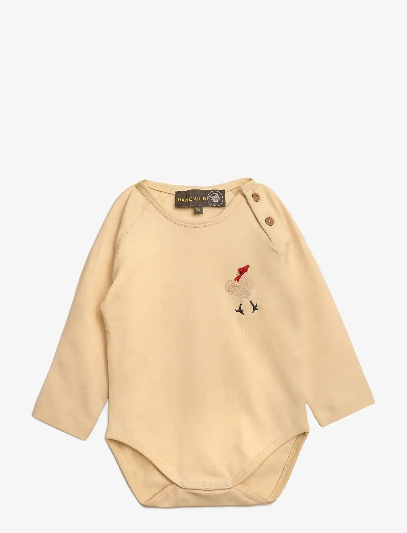 Hanevild - summer romper - långärmade bodysuits - italien straw - 1