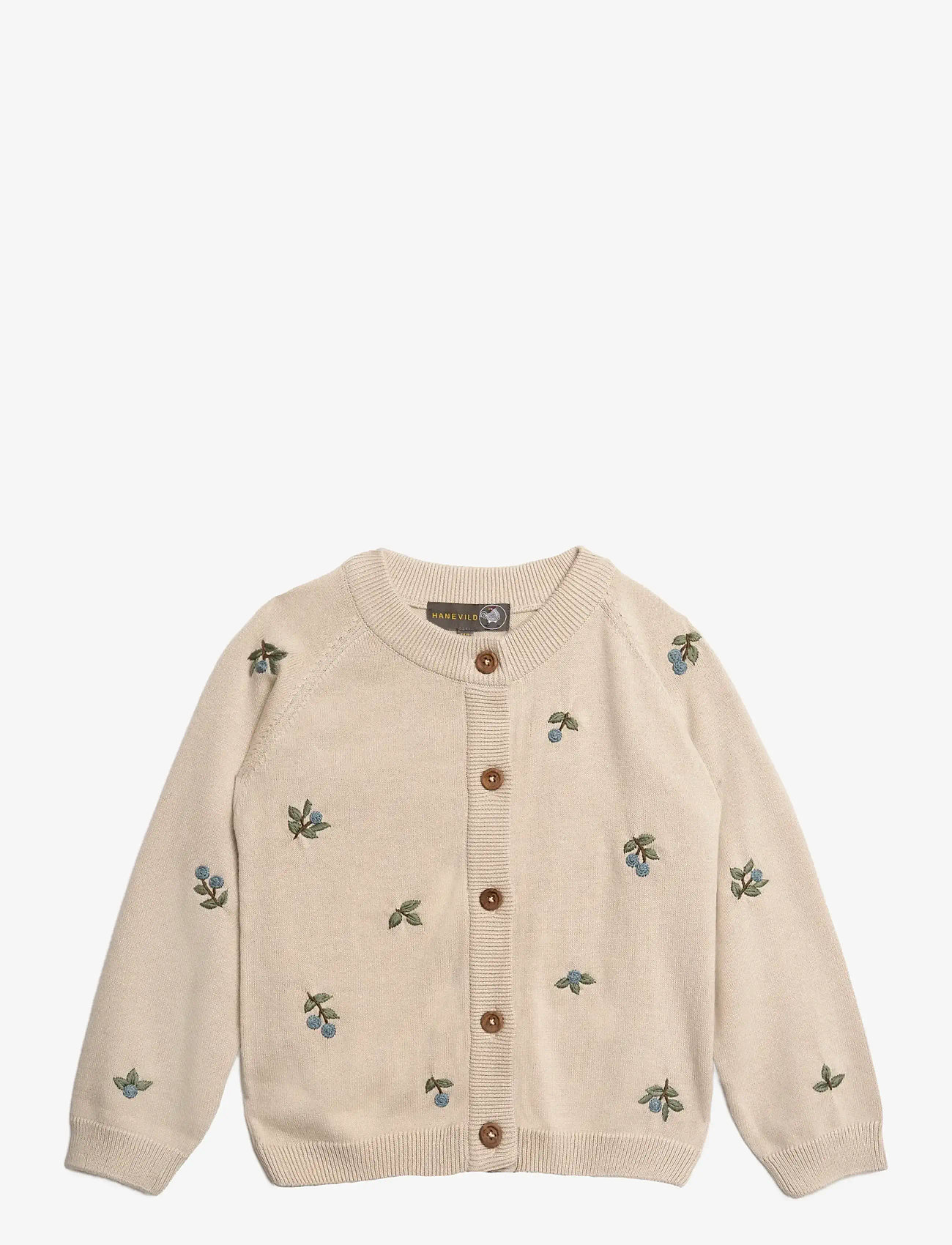 Hanevild - Blueberry cardigan - cardigans - summer sand - 1