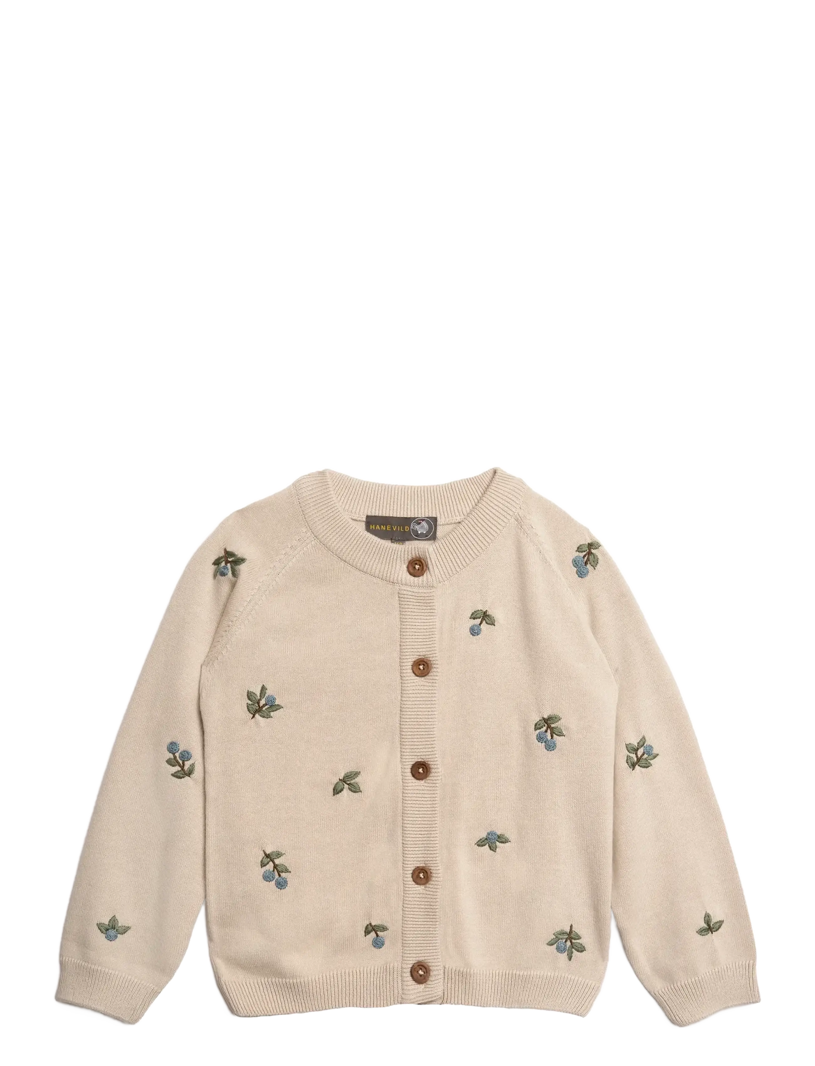 Hanevild - Blueberry cardigan - cardigans - summer sand - 1