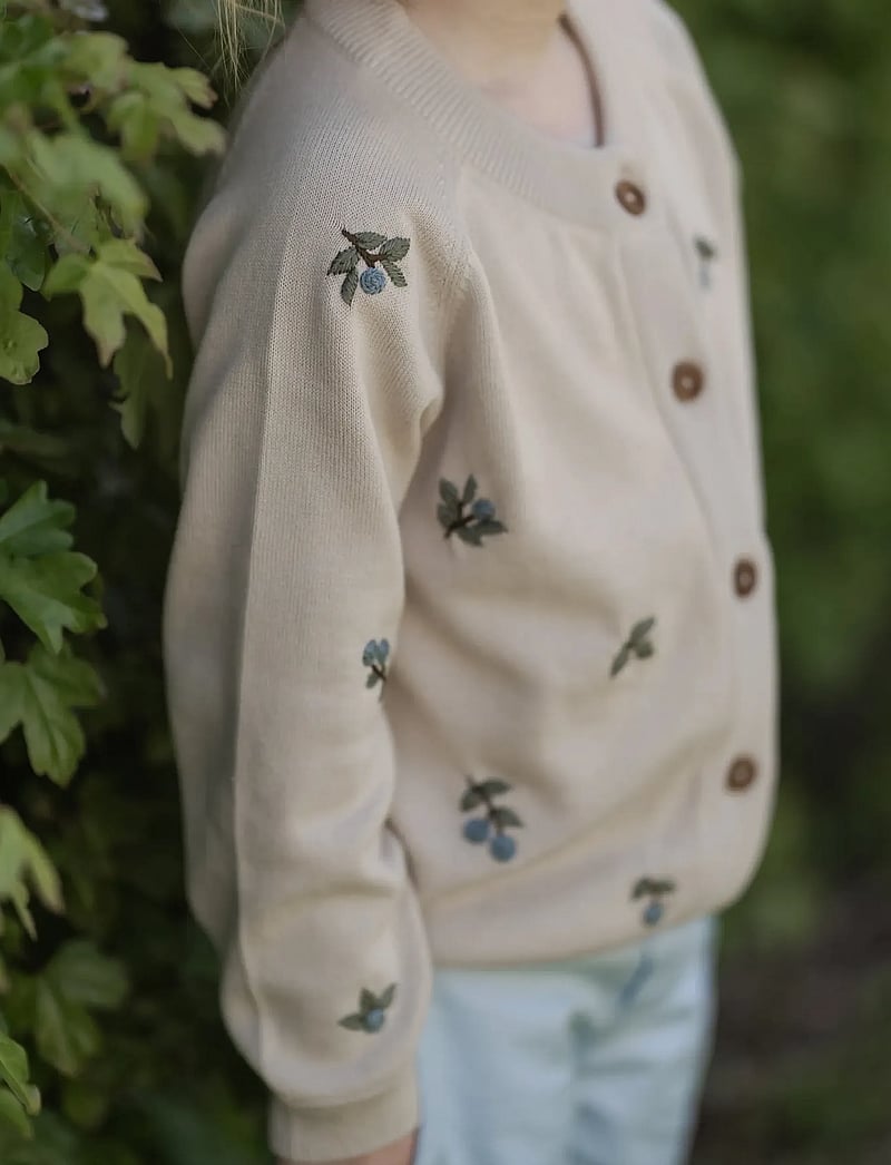 Hanevild - Blueberry cardigan - cardigans - summer sand - 4