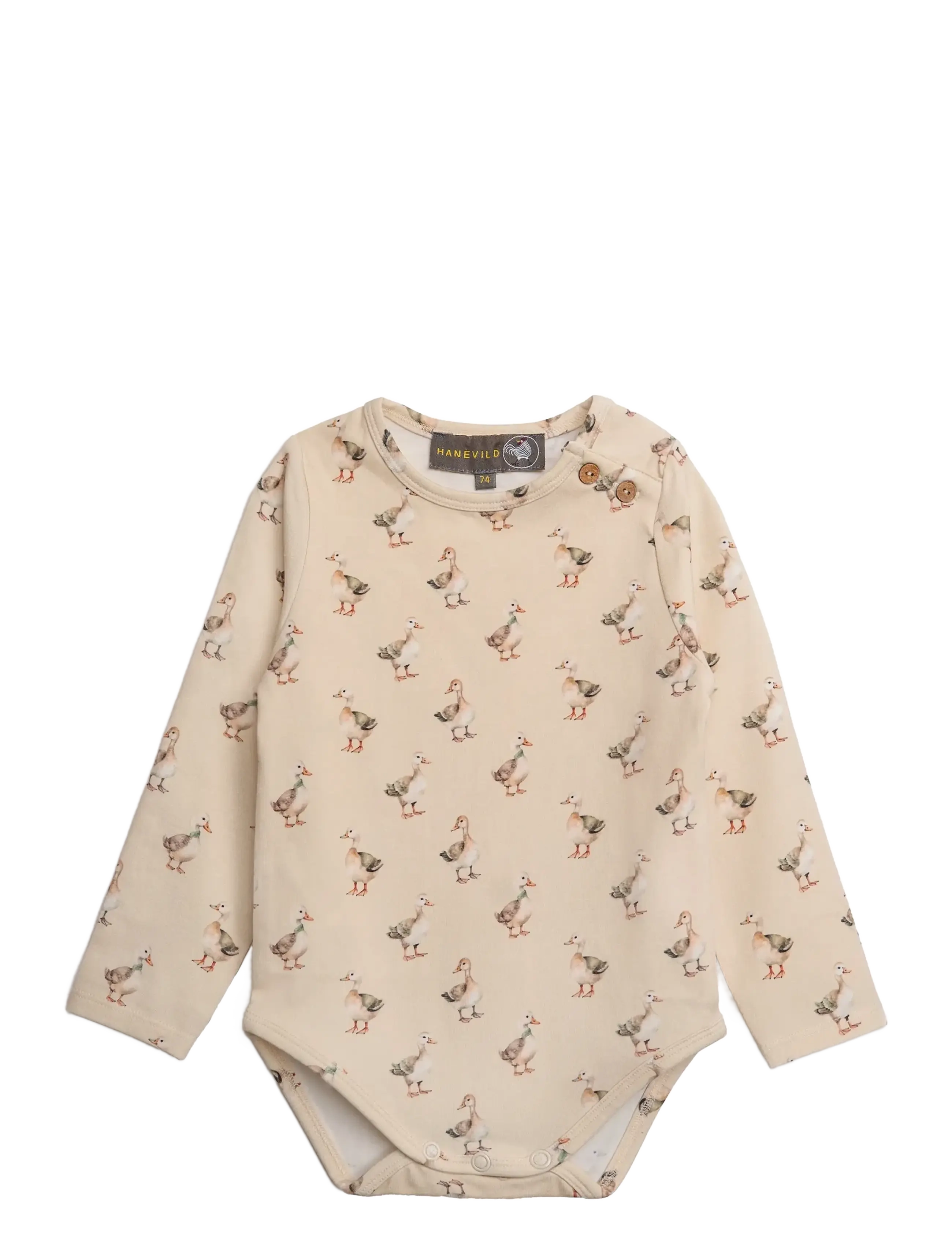Hanevild Goose romper - baby - 4 for 3 - CREAM / cream