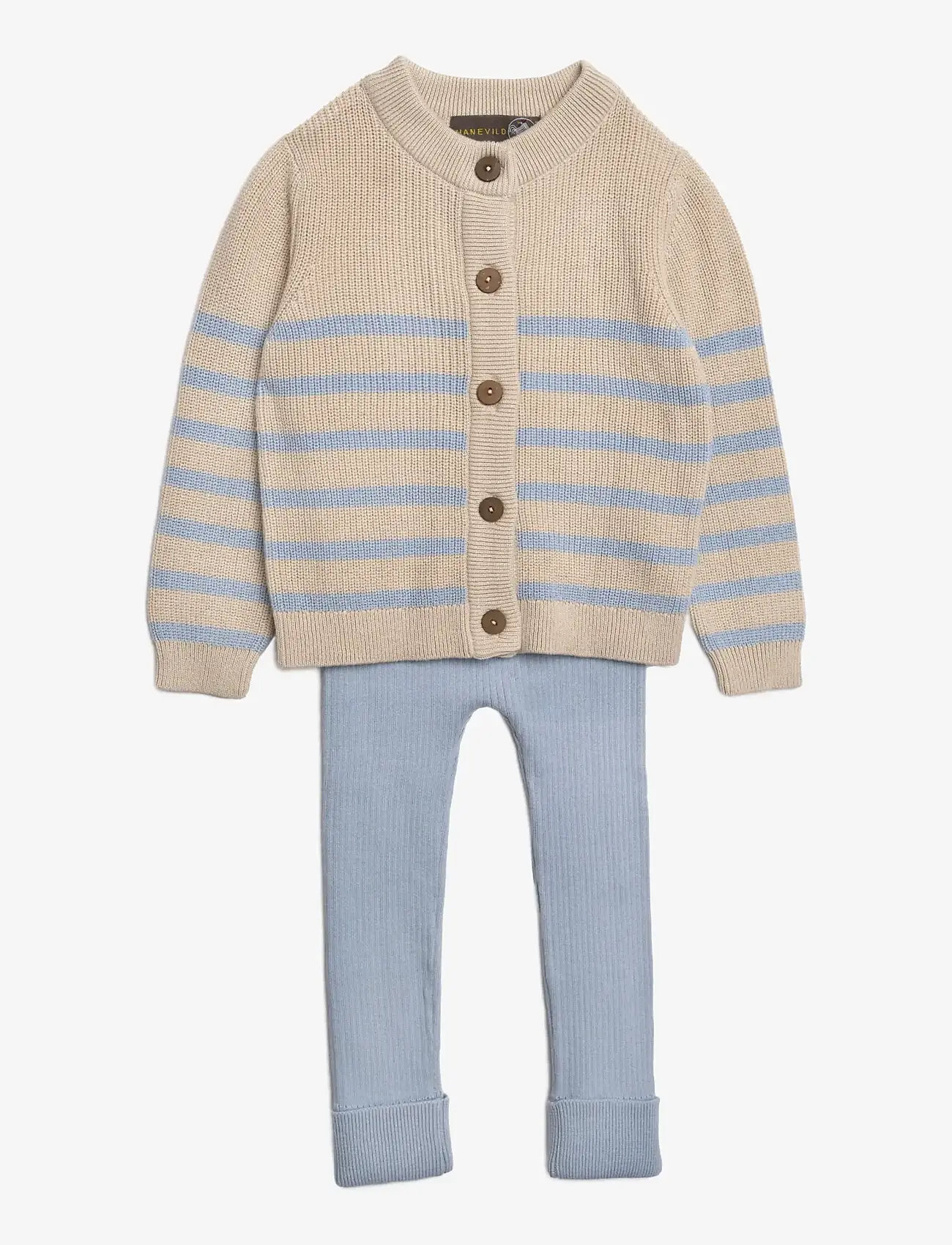 Hanevild - Sune cardigan - cardigans - summer sand - 3