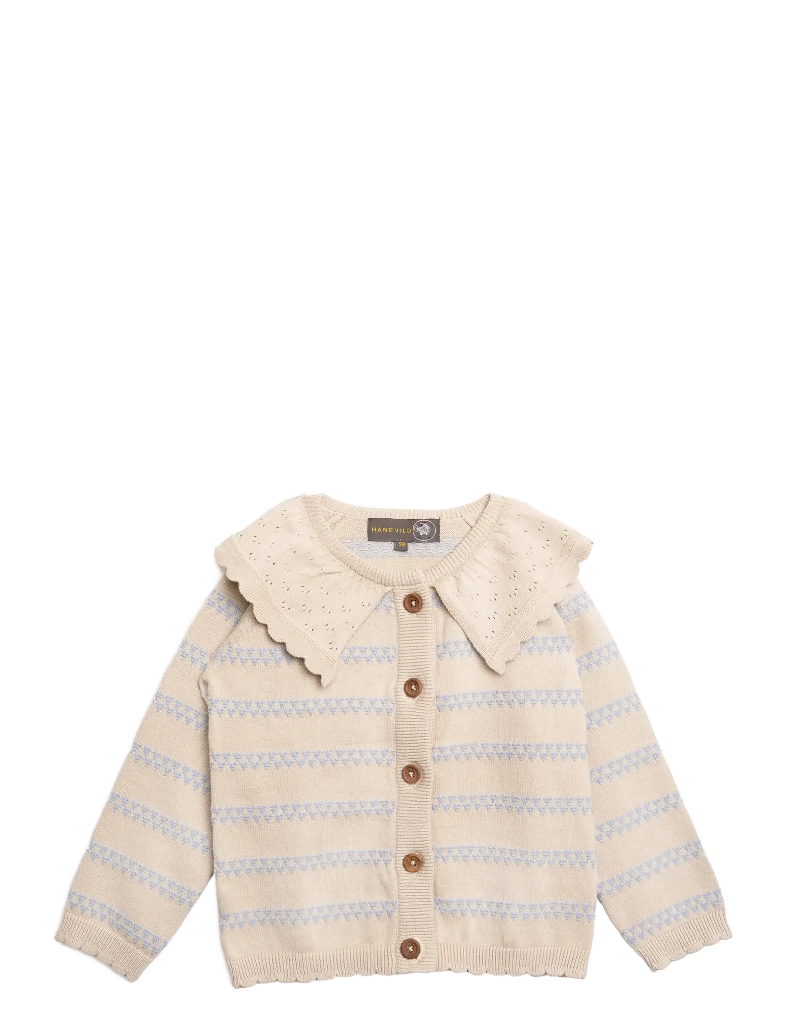 Hanevild - heart cardigan - cardigans - summer sand - 1