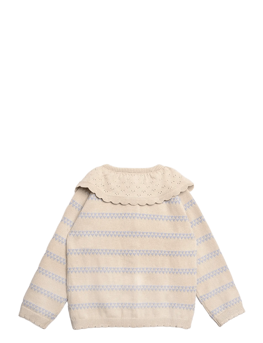 Hanevild - heart cardigan - koftor - summer sand - 2