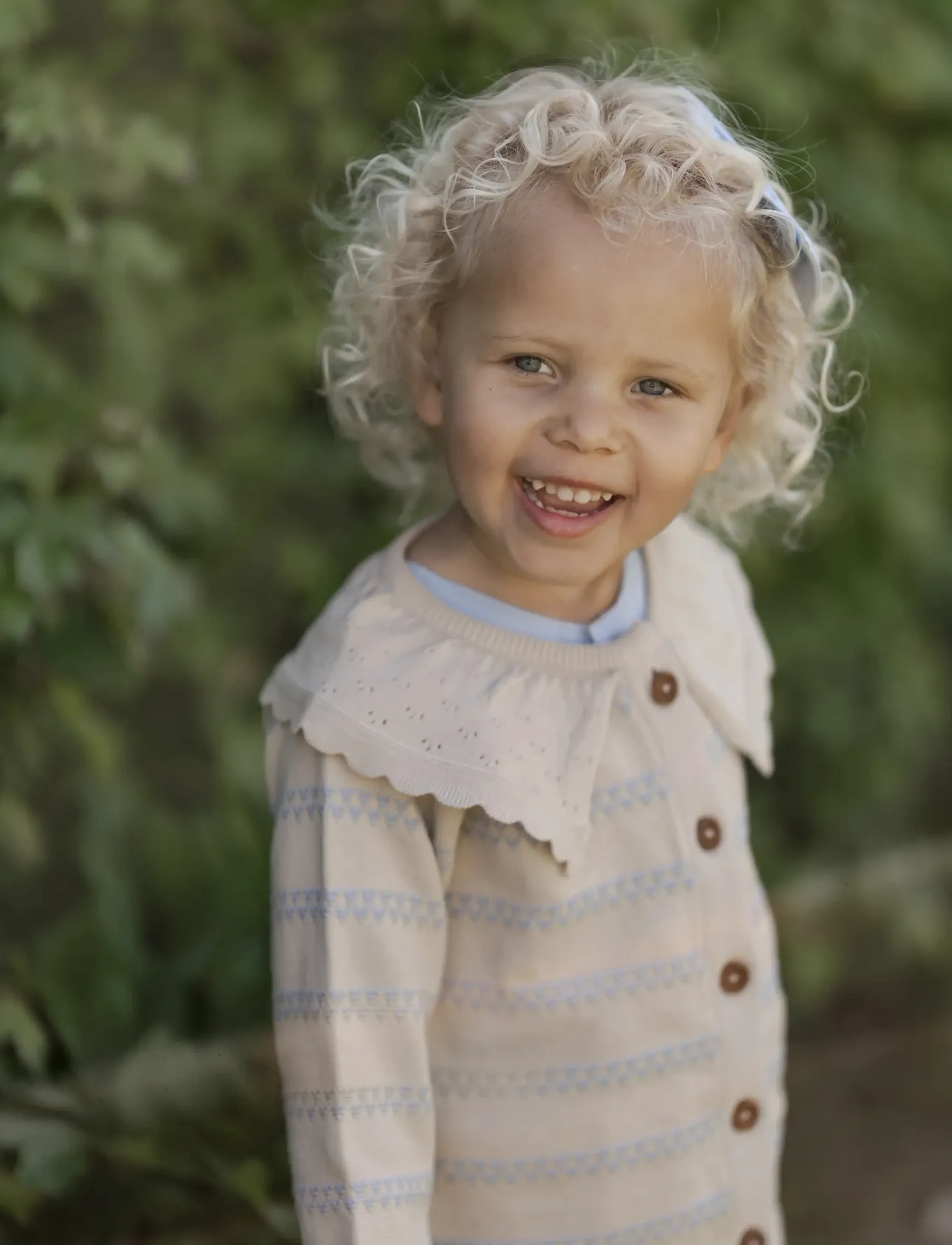 Hanevild - heart cardigan - cardigans - summer sand - 4