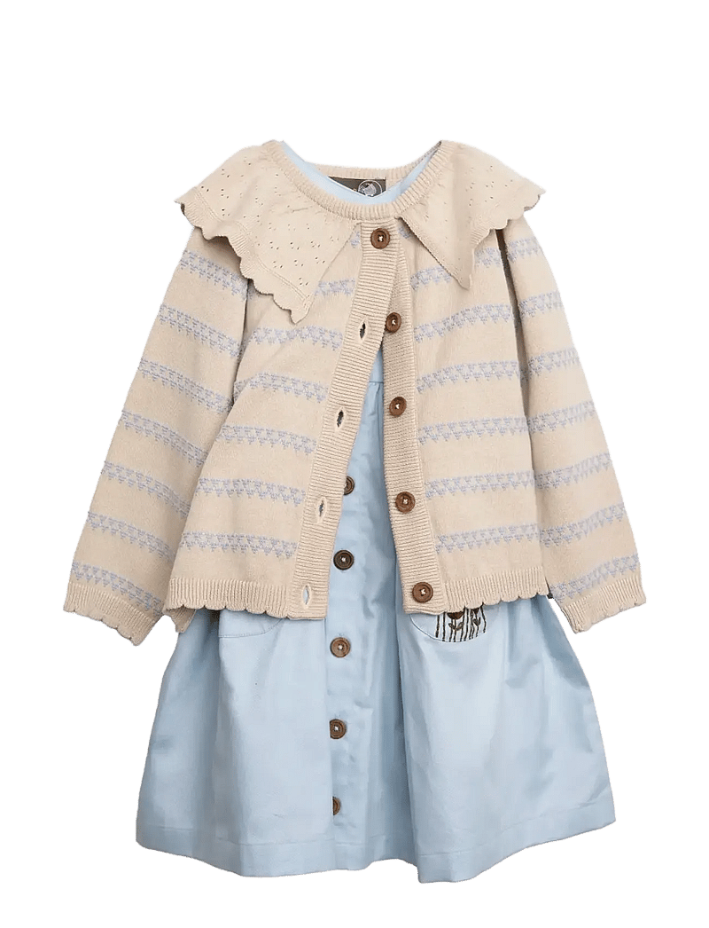 Hanevild - heart cardigan - kardiganid - summer sand - 3