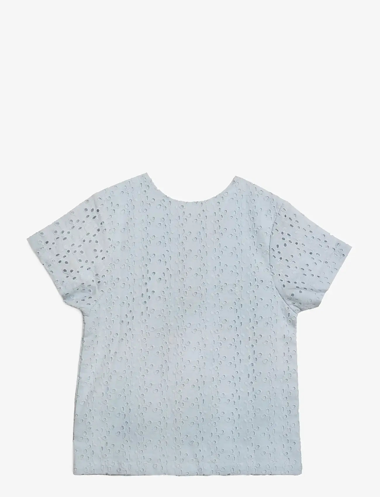 Hanevild - Lace t-shirt - bluser & tunikaer - kentucky blue - 1