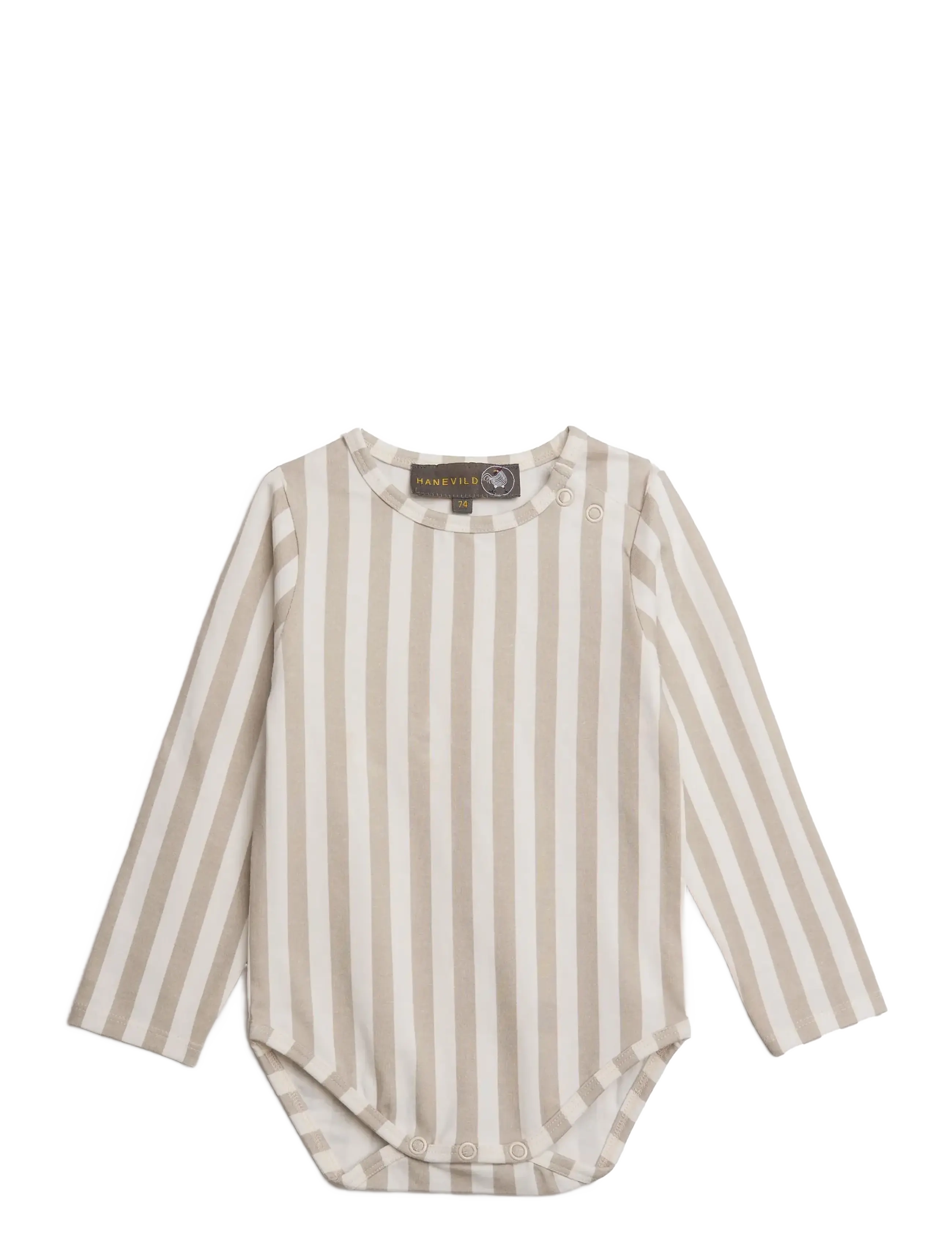 HANEVILD Gestreift Romper Cream - 68 - Kinder