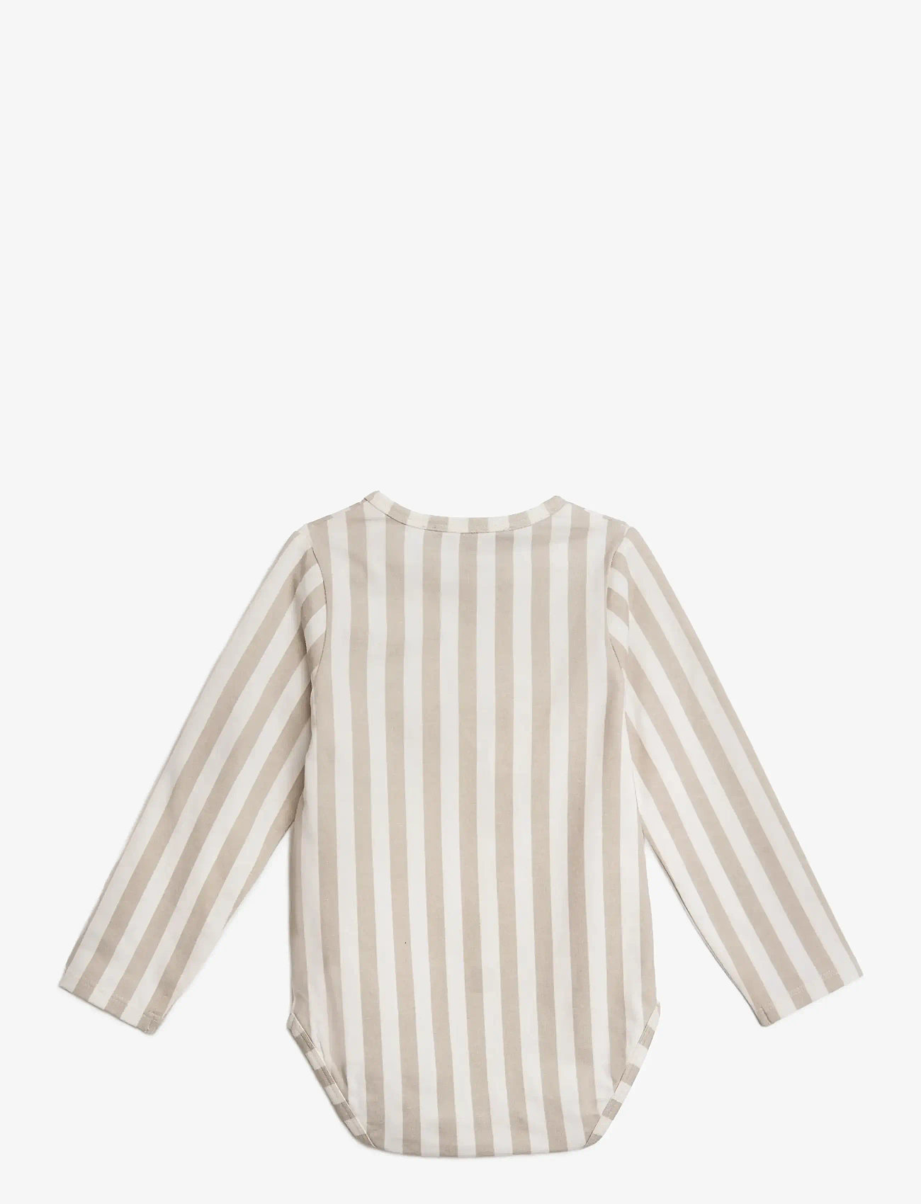Hanevild - Striped romper - langærmede bodyer - summersand - 2