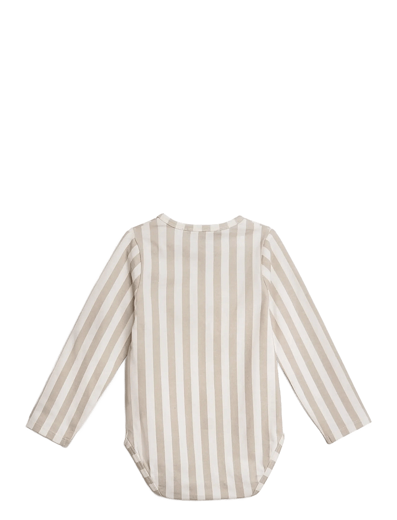 Hanevild - Striped romper - langærmede bodyer - summersand - 2