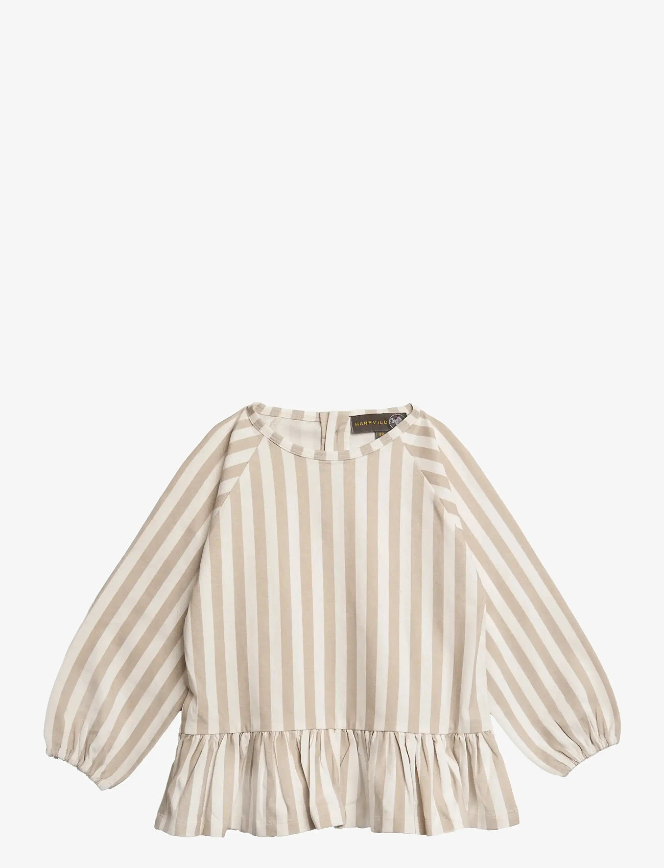 Hanevild - Striped blouse - girl - bluser & tunikaer - beige - 1