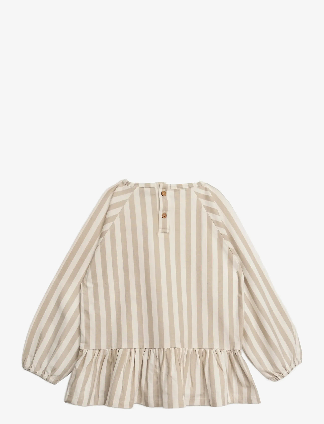 Hanevild - Striped blouse - girl - bluser & tunikaer - beige - 2