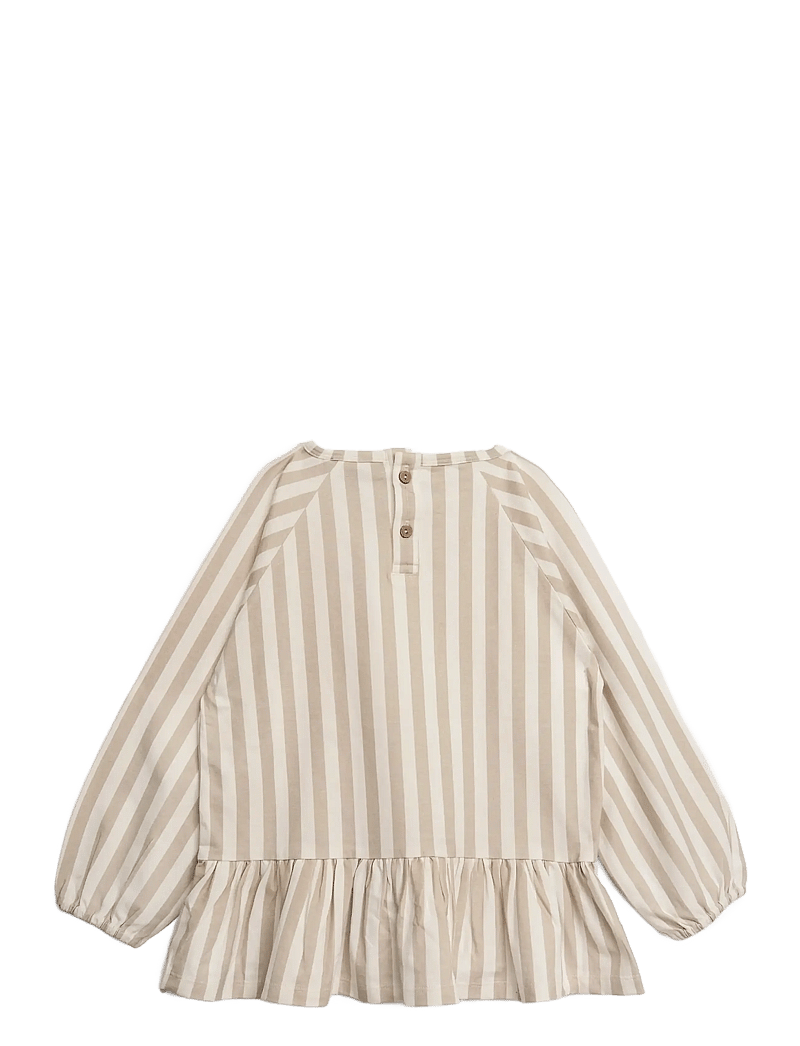Hanevild - Striped blouse - girl - bluser & tunikaer - beige - 2