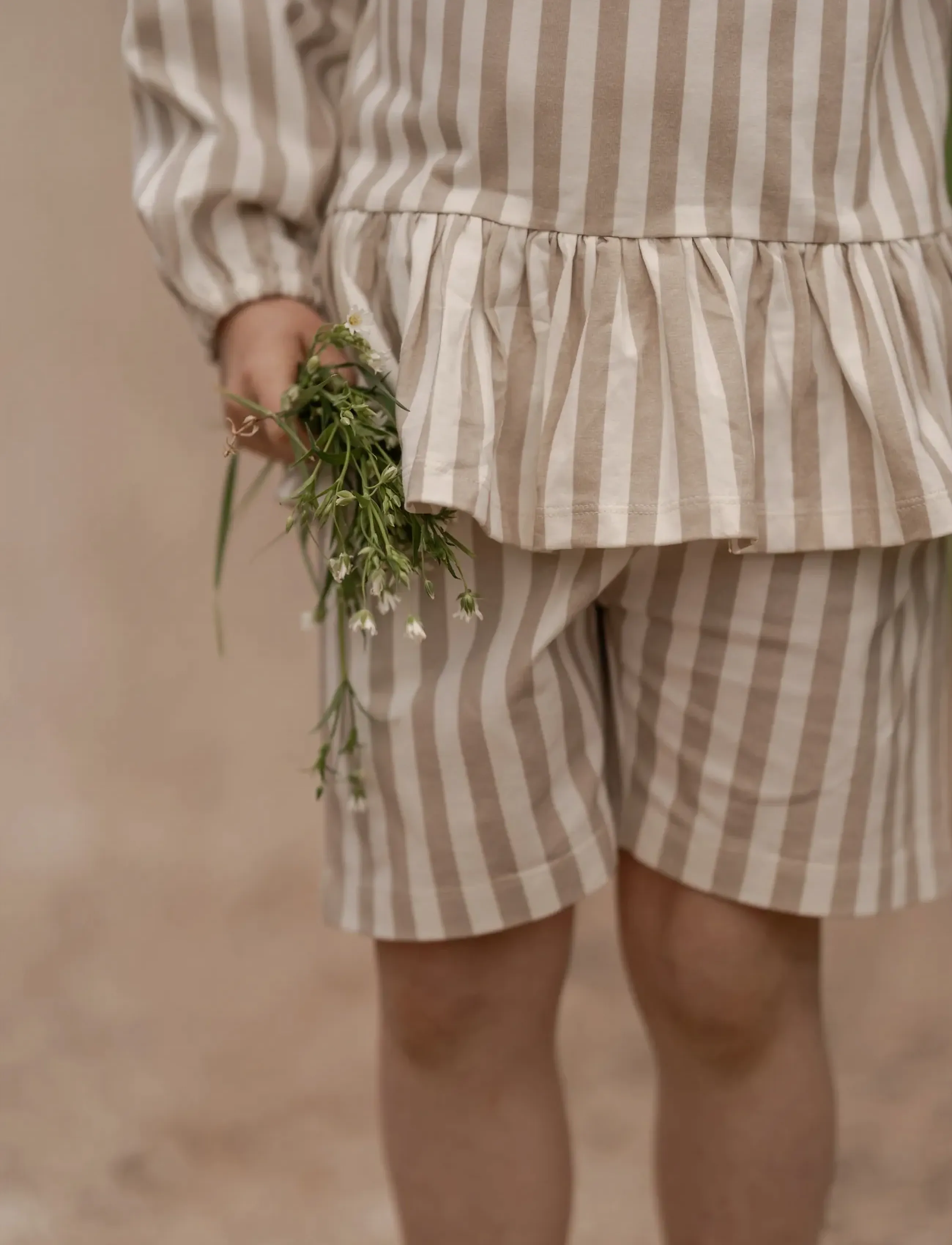 Hanevild - Striped blouse - girl - blusar & tunikor - beige - 3