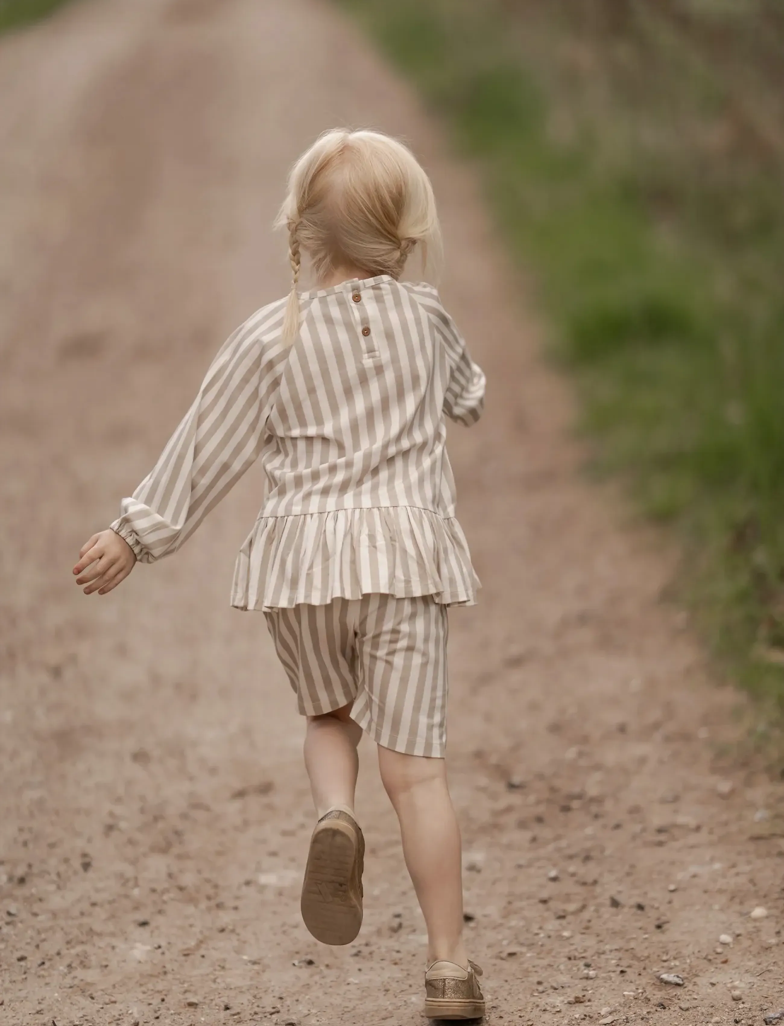 Hanevild - Striped blouse - girl - blusar & tunikor - beige - 4