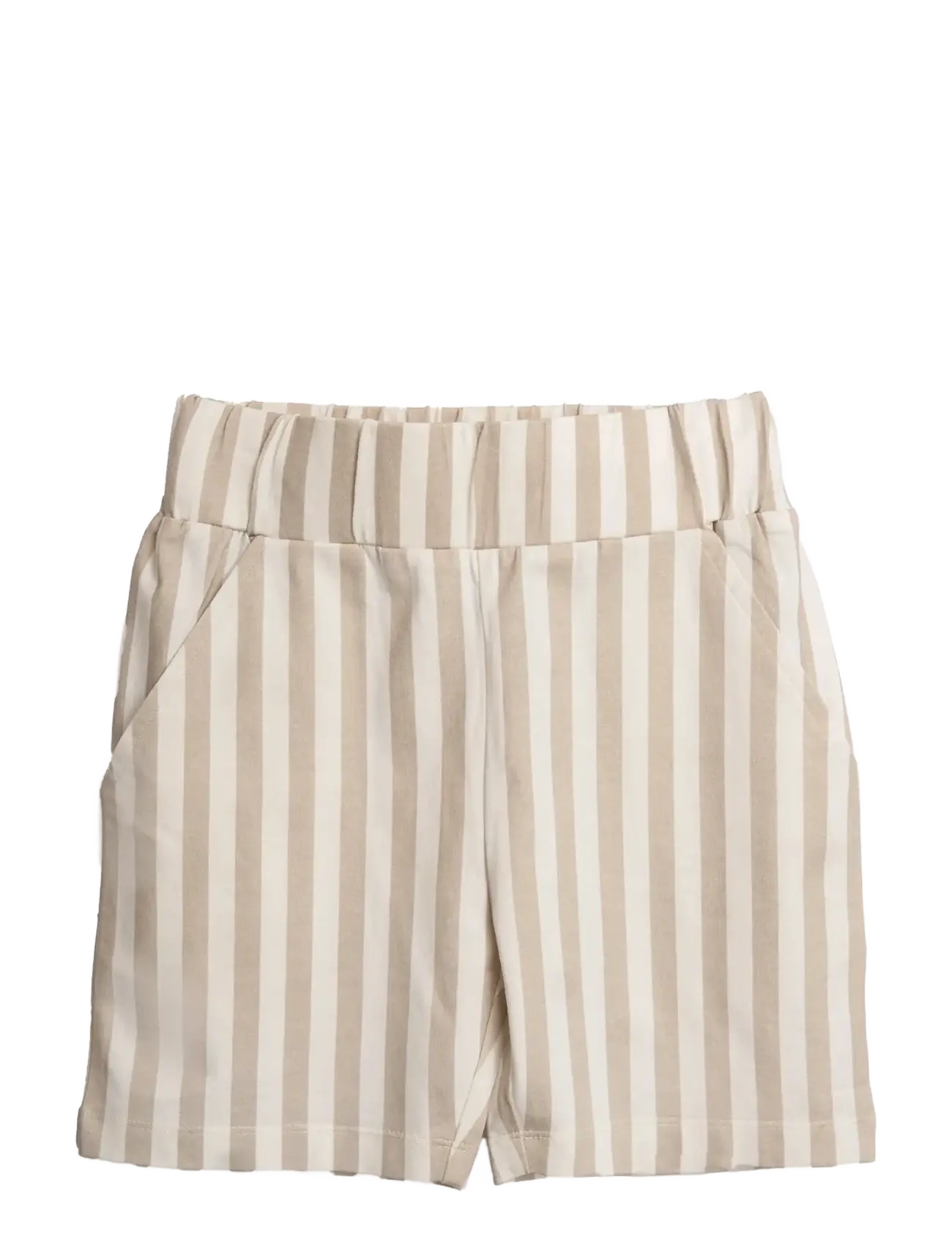 HANEVILD Gestreift Shorts Beige - 110/116 - Kinder