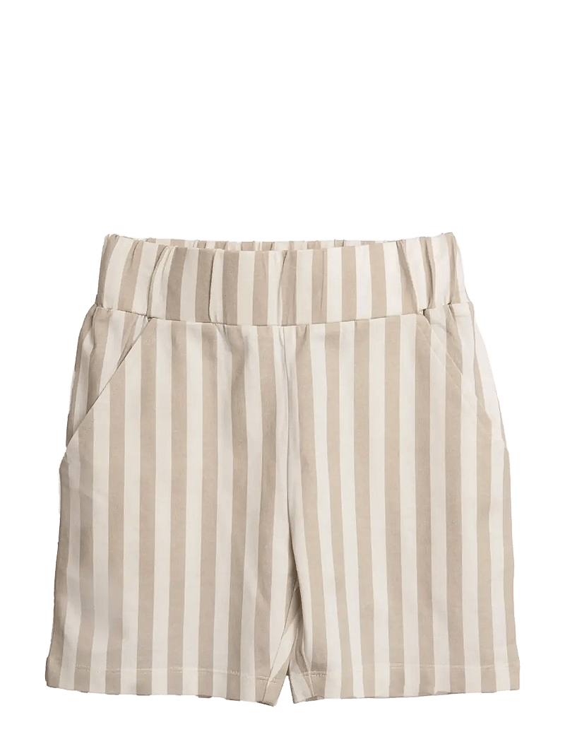 Hanevild - Striped shorts - casual shorts - beige - 1