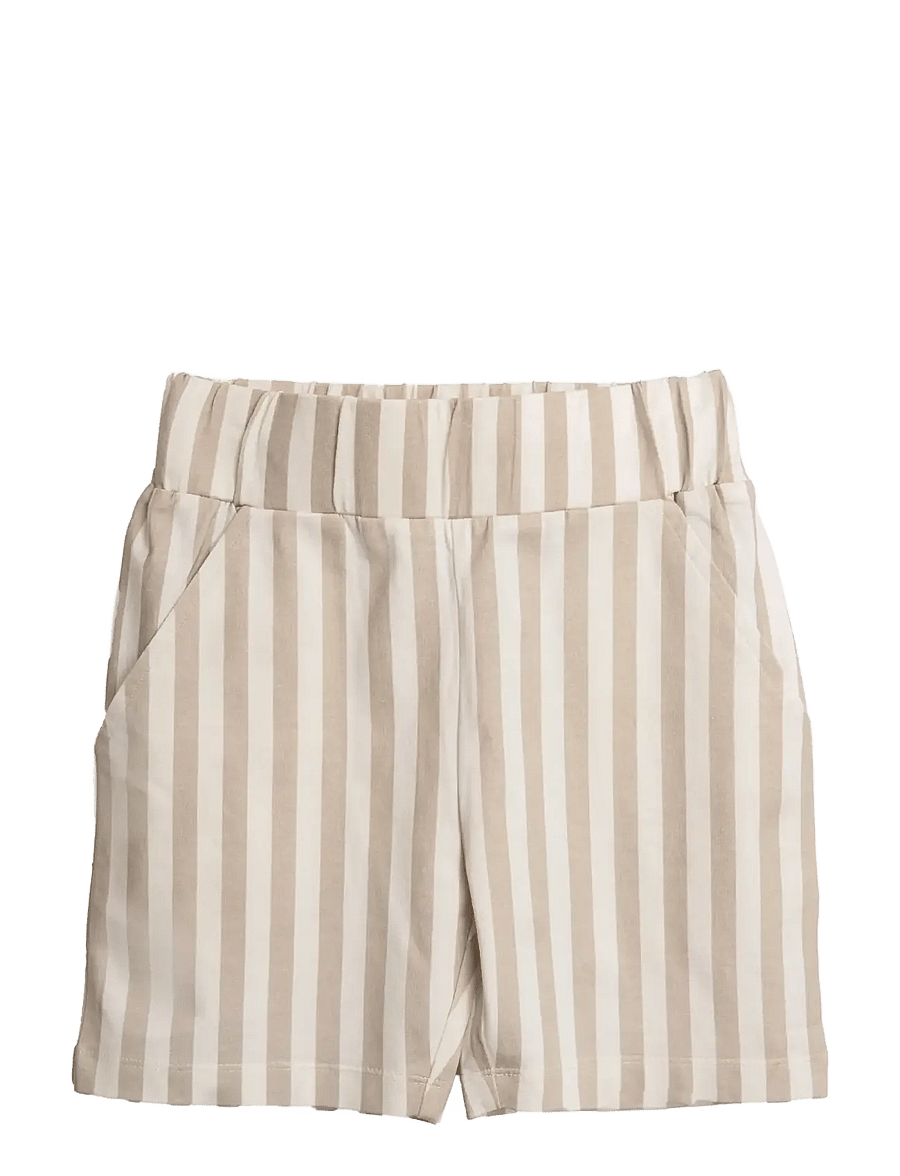 Hanevild - Striped shorts - casual shorts - beige - 1