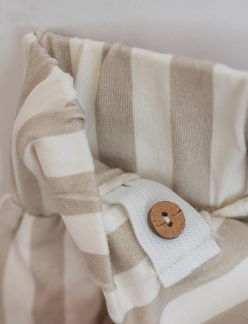 Hanevild - Striped shorts - casual shorts - beige - 5
