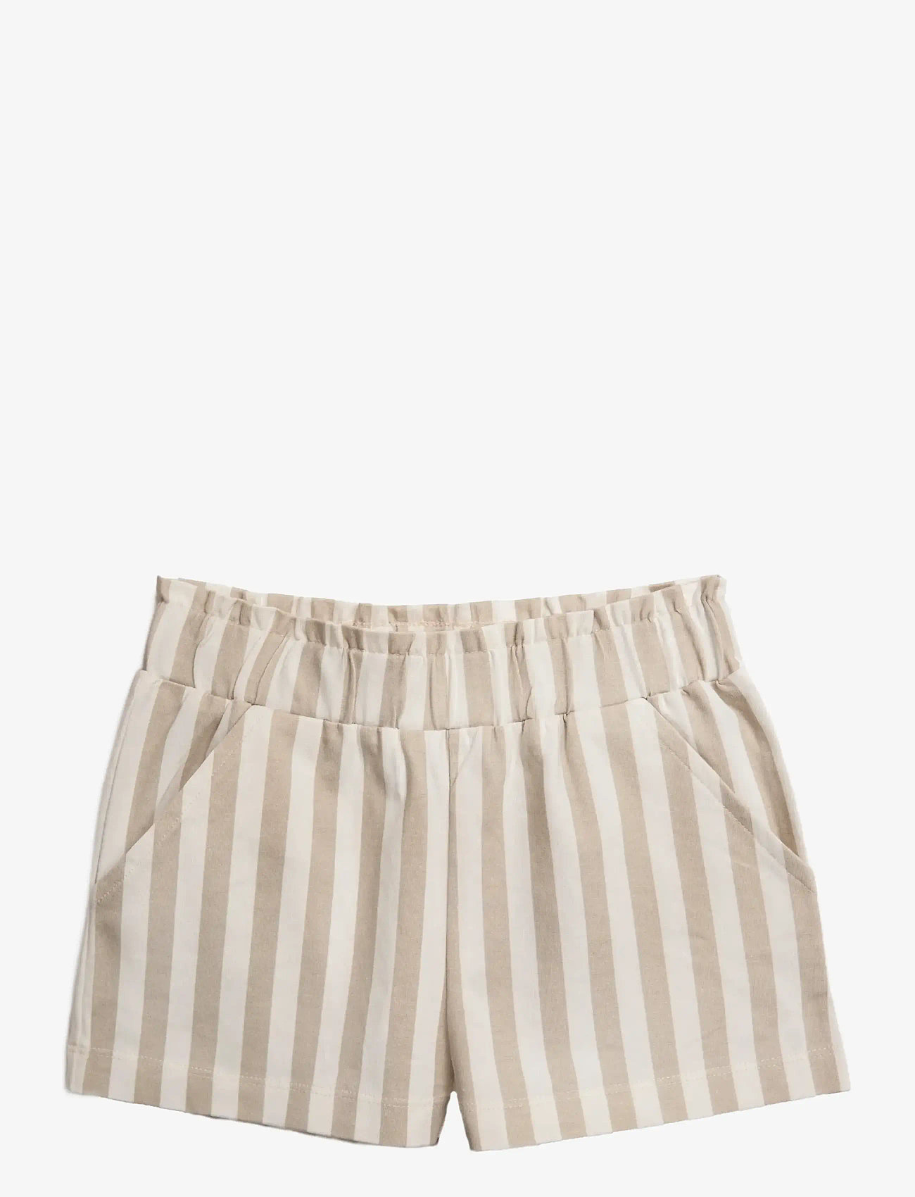 Hanevild - Striped shorts - girl - beige - 1