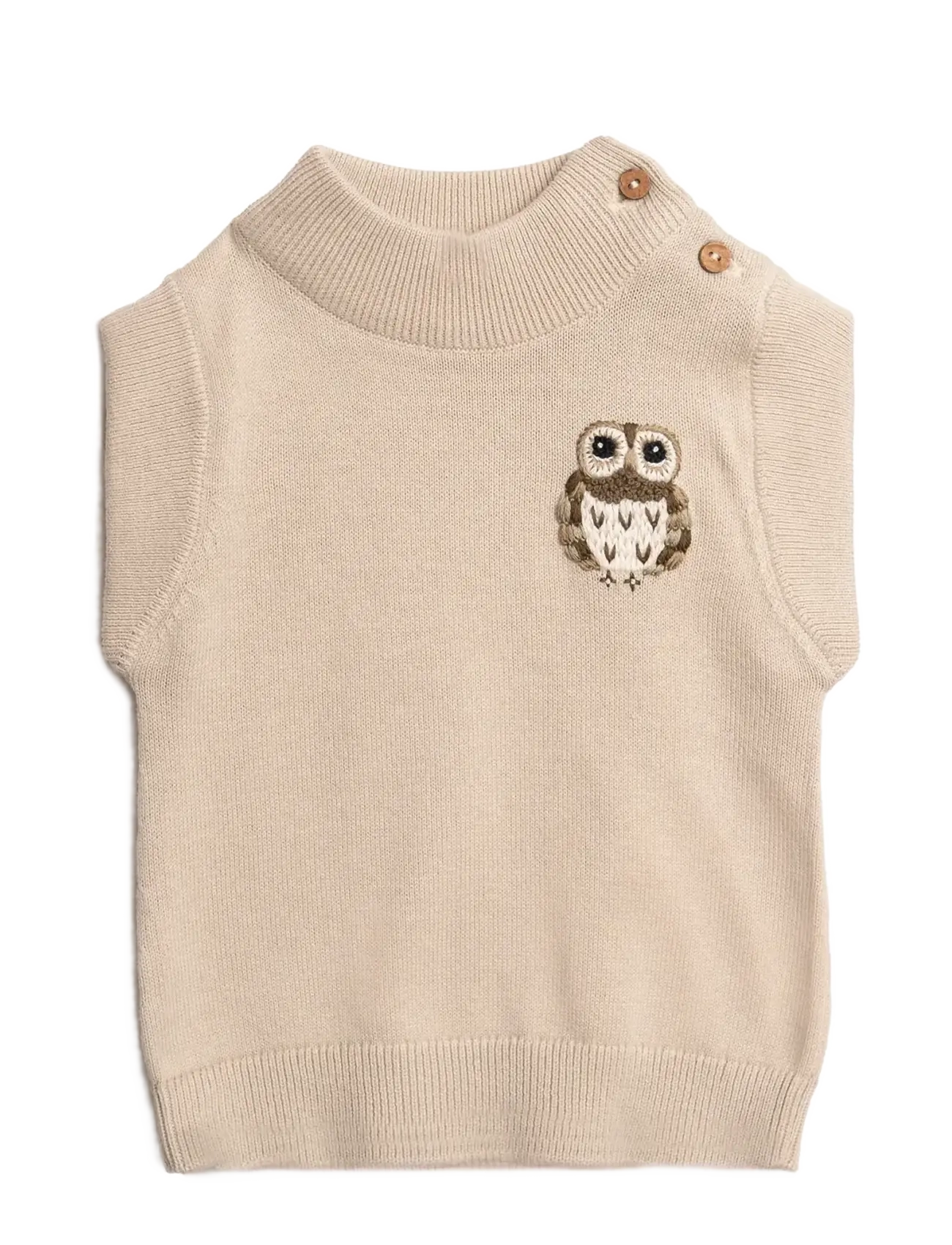 Hanevild Arthur vest - baby - Veste - SUMMERSAND / beige