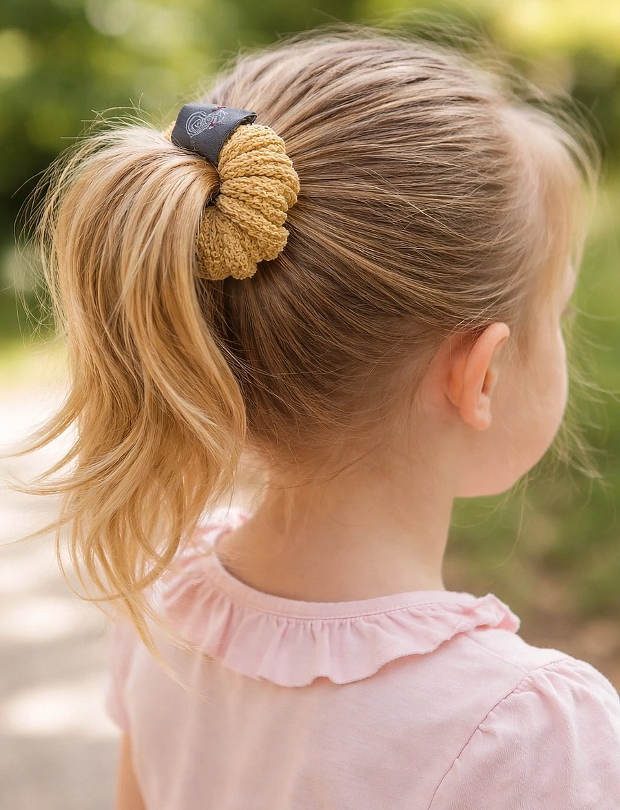 Hanevild - Hanevild scrunchies - hårbånd og hårsnore - italien straw - 0