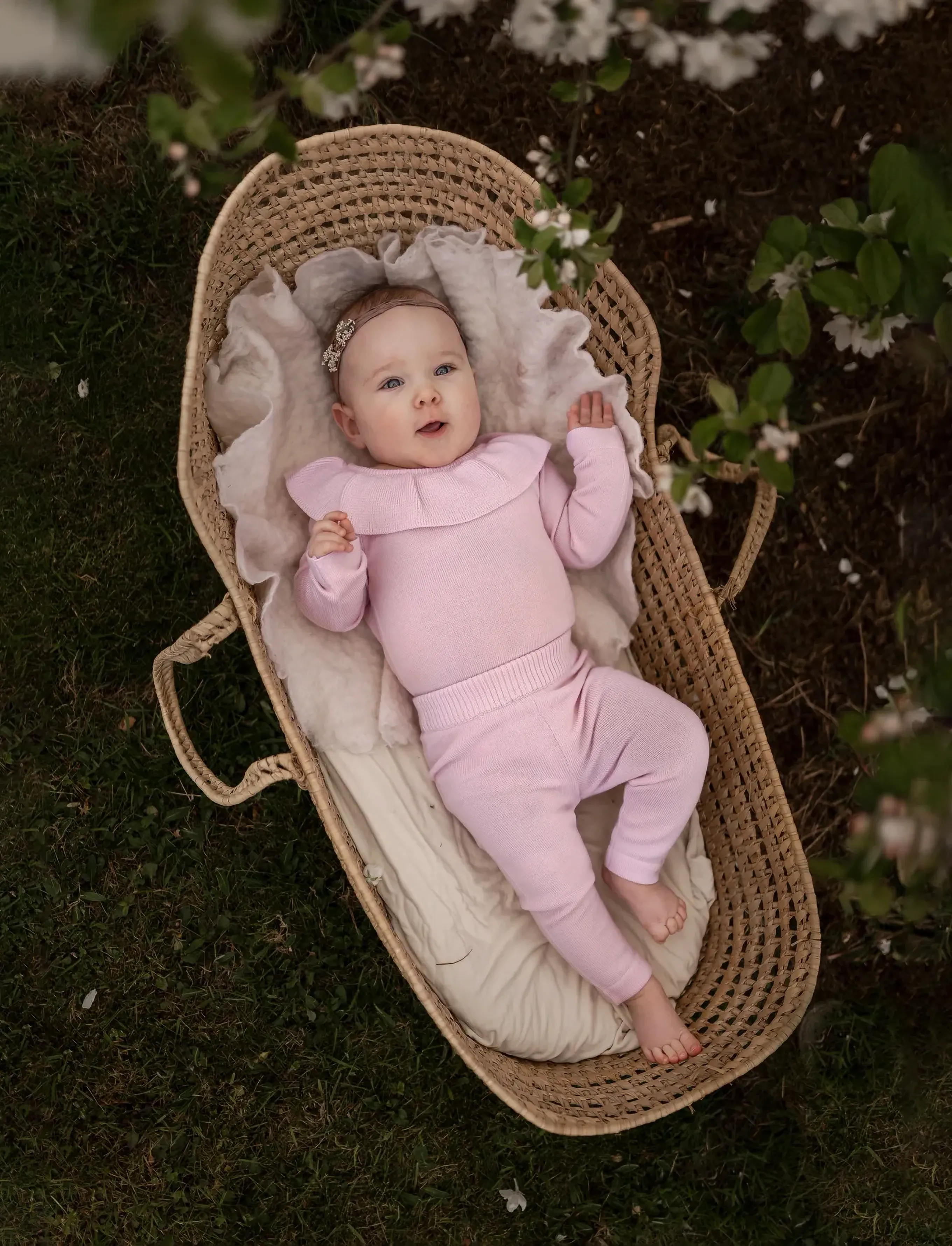 Hanevild Leggings, Merino Wool, 80, Unterteile, Rosa - Kinder