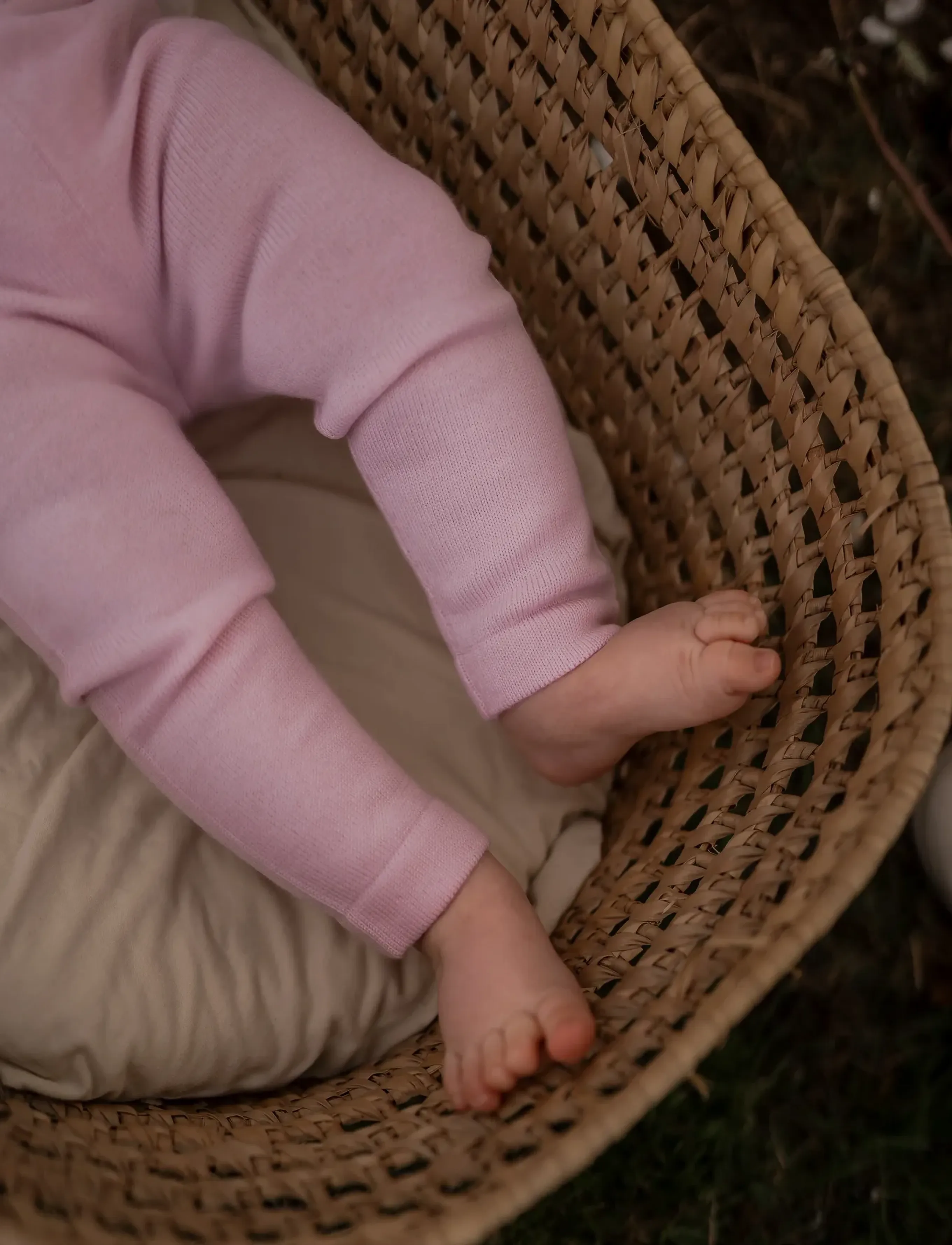 Hanevild - Leggings, merino wool - leggings - pink merinowool - 3