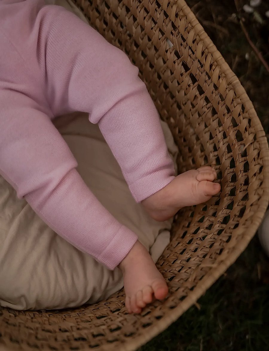 Hanevild - Leggings, merino wool - leggings - pink merinowool - 3