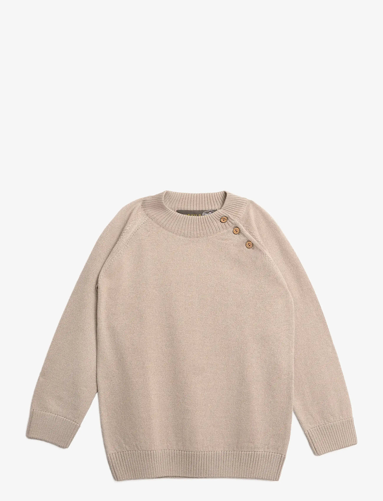 Hanevild - Thin merino wool sweater - pullover - sand merinowool - 1