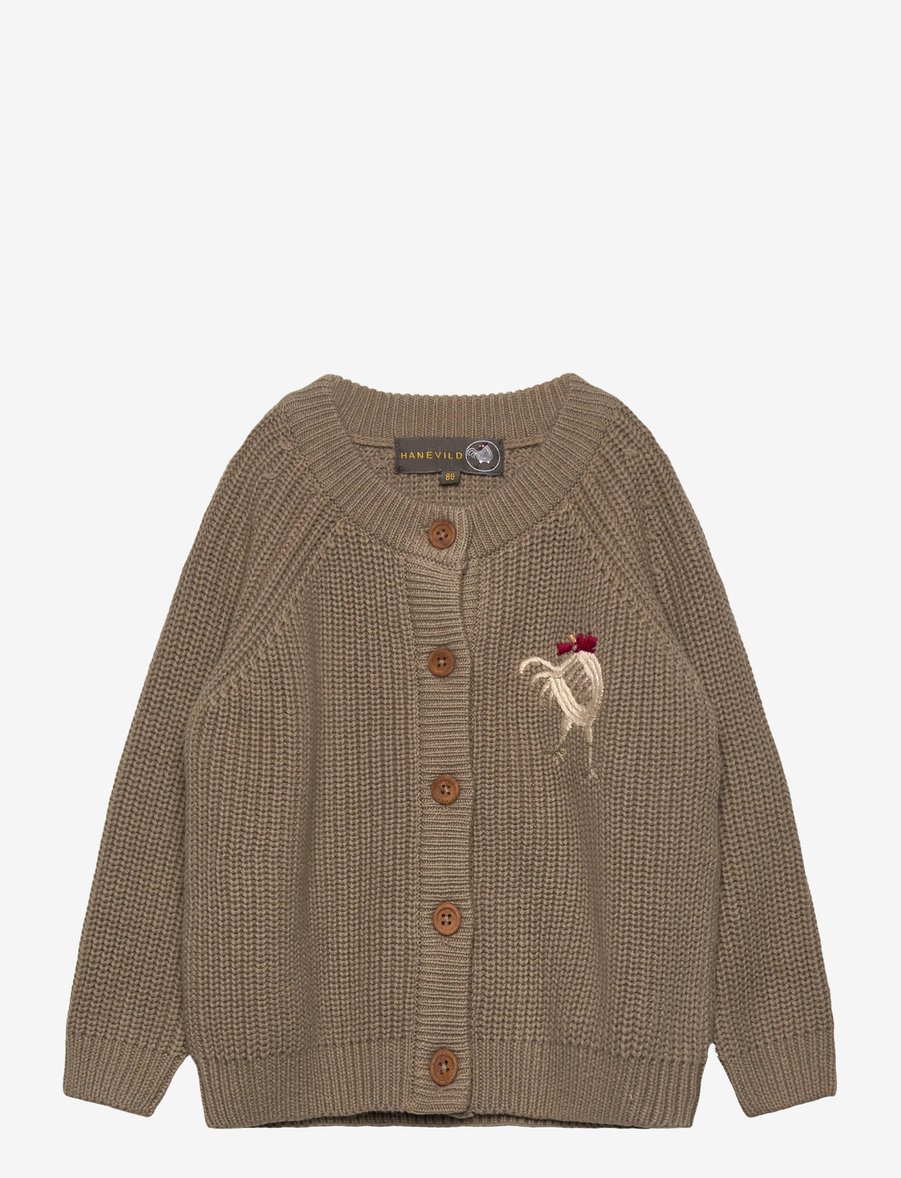 Hanevild - Kaj cardigan - koftor - caribou - 1