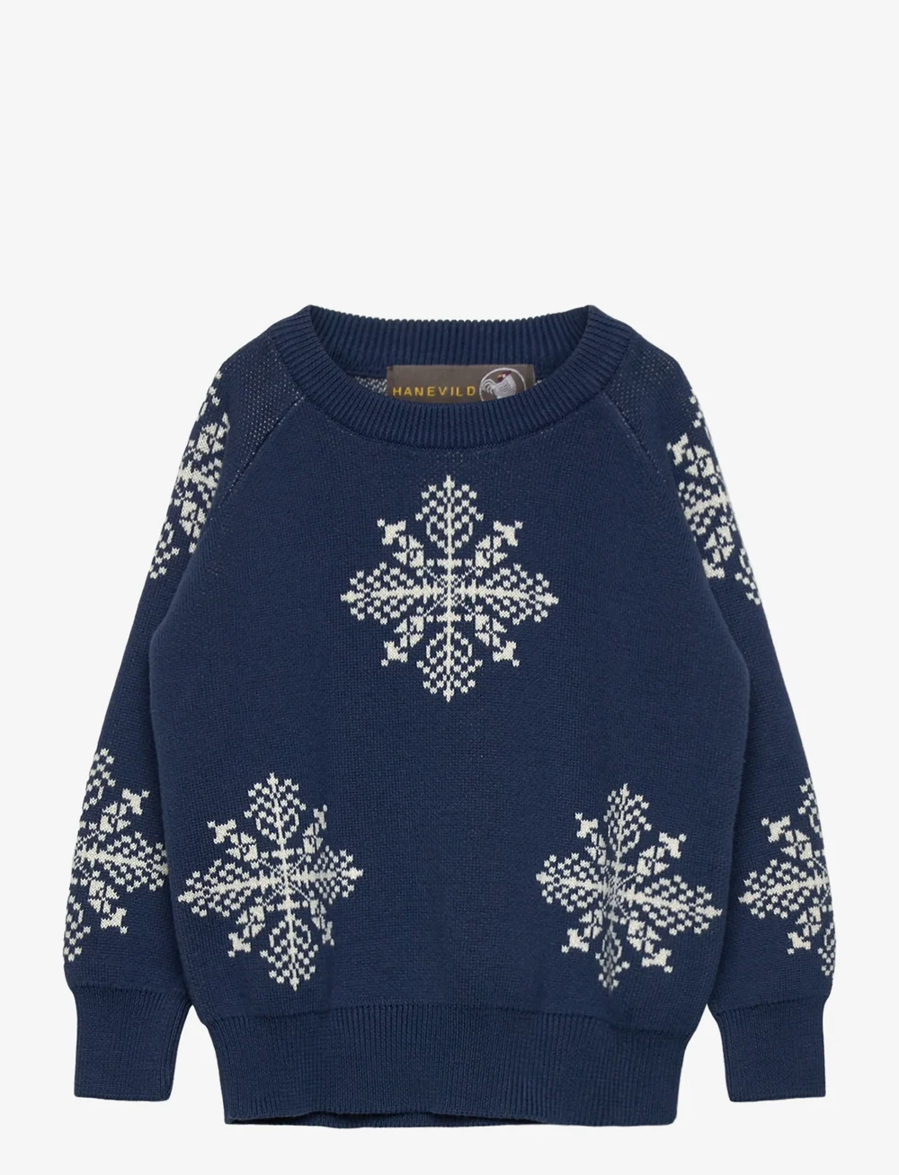 Hanevild - Snowflake blouse, blue - džemprid - ensign blue - 1