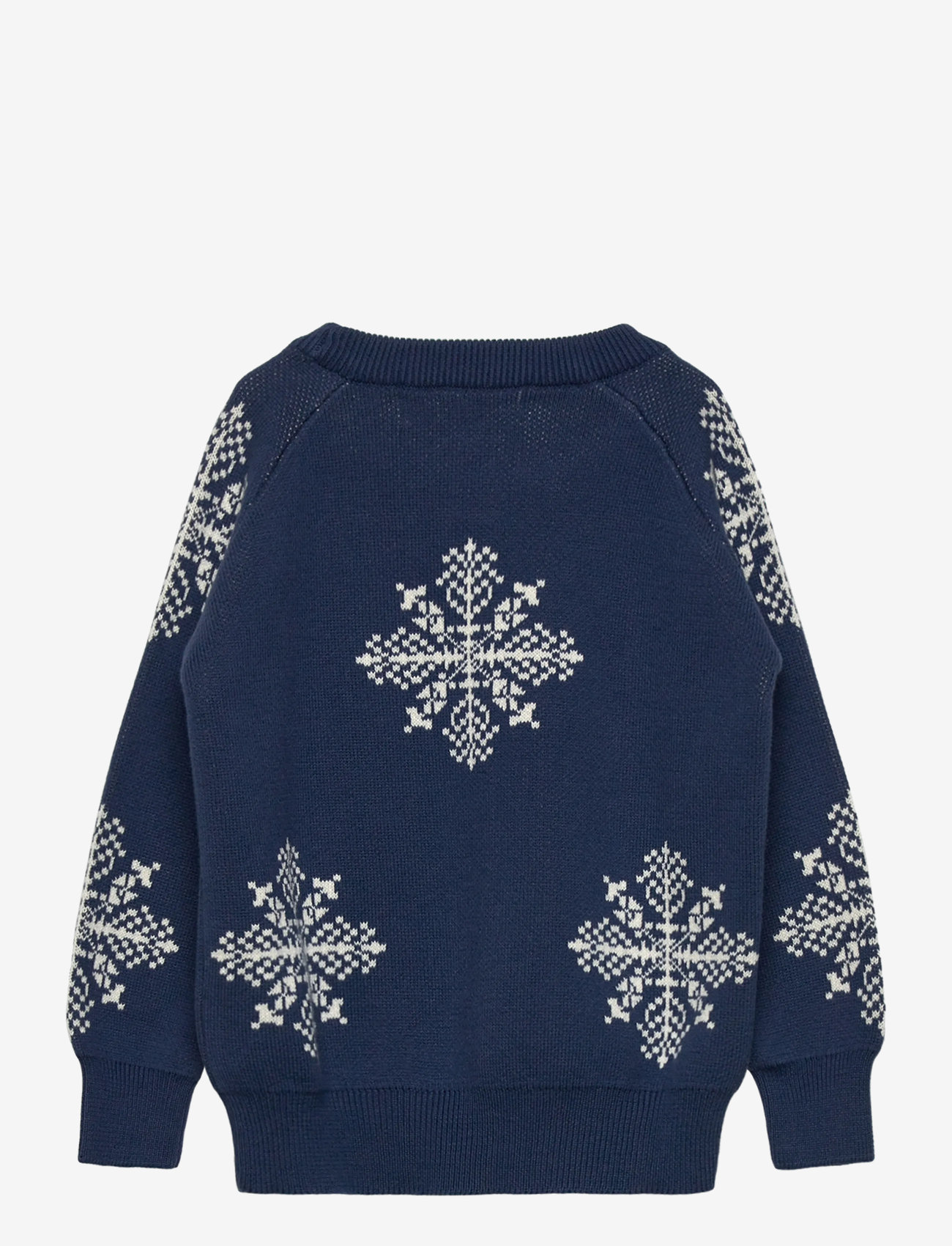 Hanevild - Snowflake blouse, blue - autumn clothing - ensign blue - 1