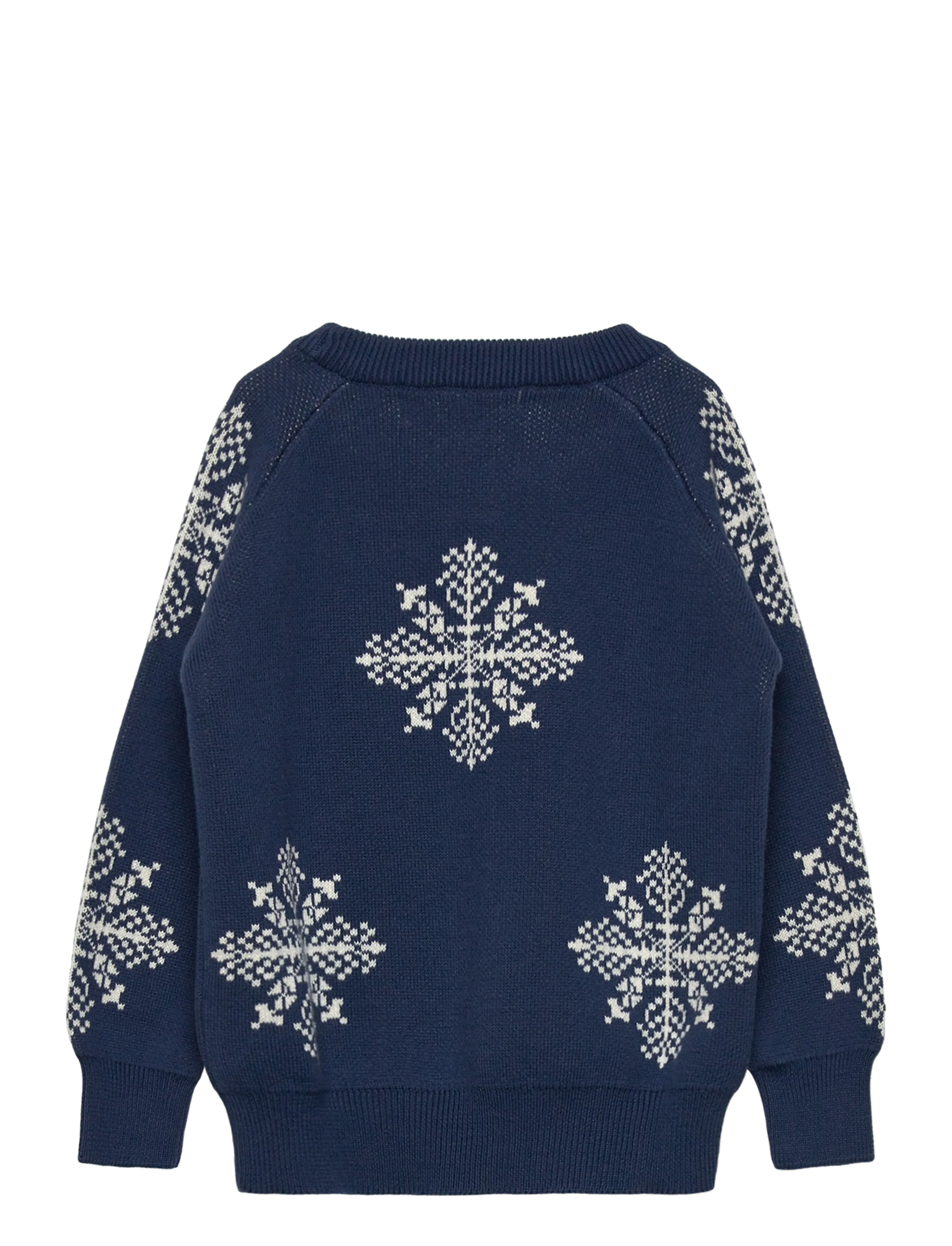 Hanevild - Snowflake blouse, blue - trøjer - ensign blue - 2