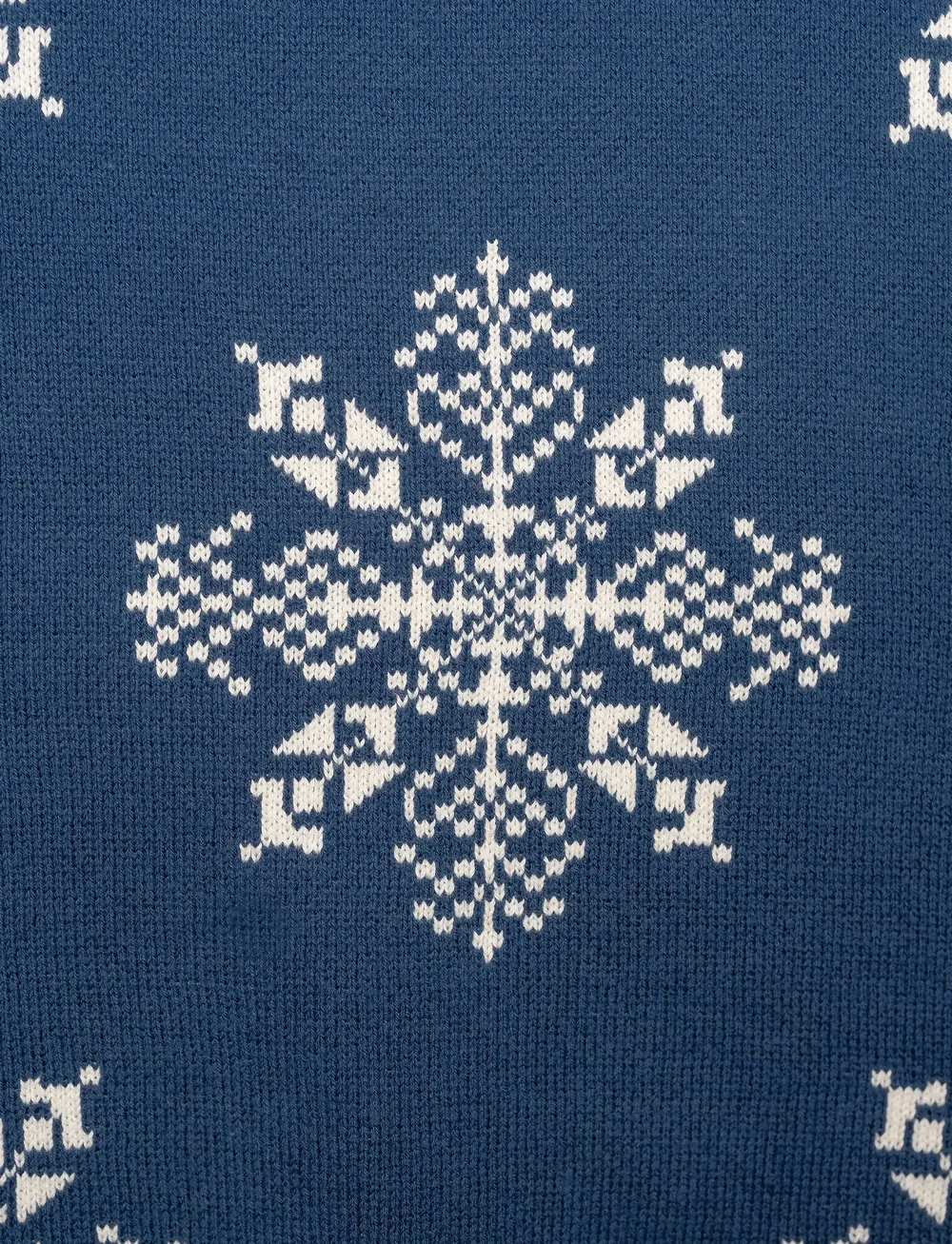 Hanevild - Snowflake blouse, blue - džemprid - ensign blue - 5