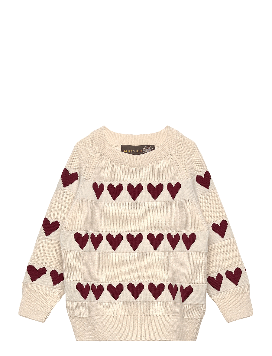 Hanevild - Red heart blouse - trøjer - ivory - 1