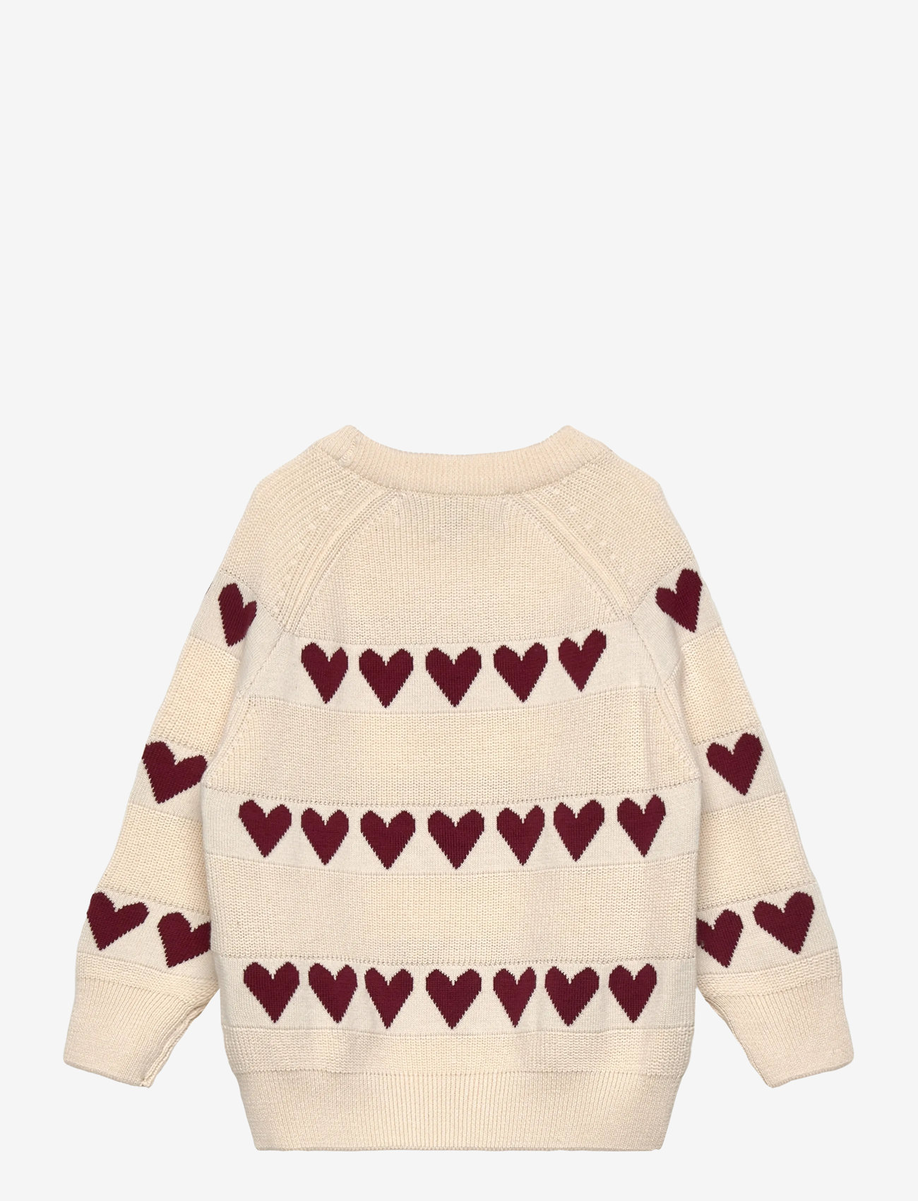 Hanevild - Red heart blouse - sügisesed riided - ivory - 1