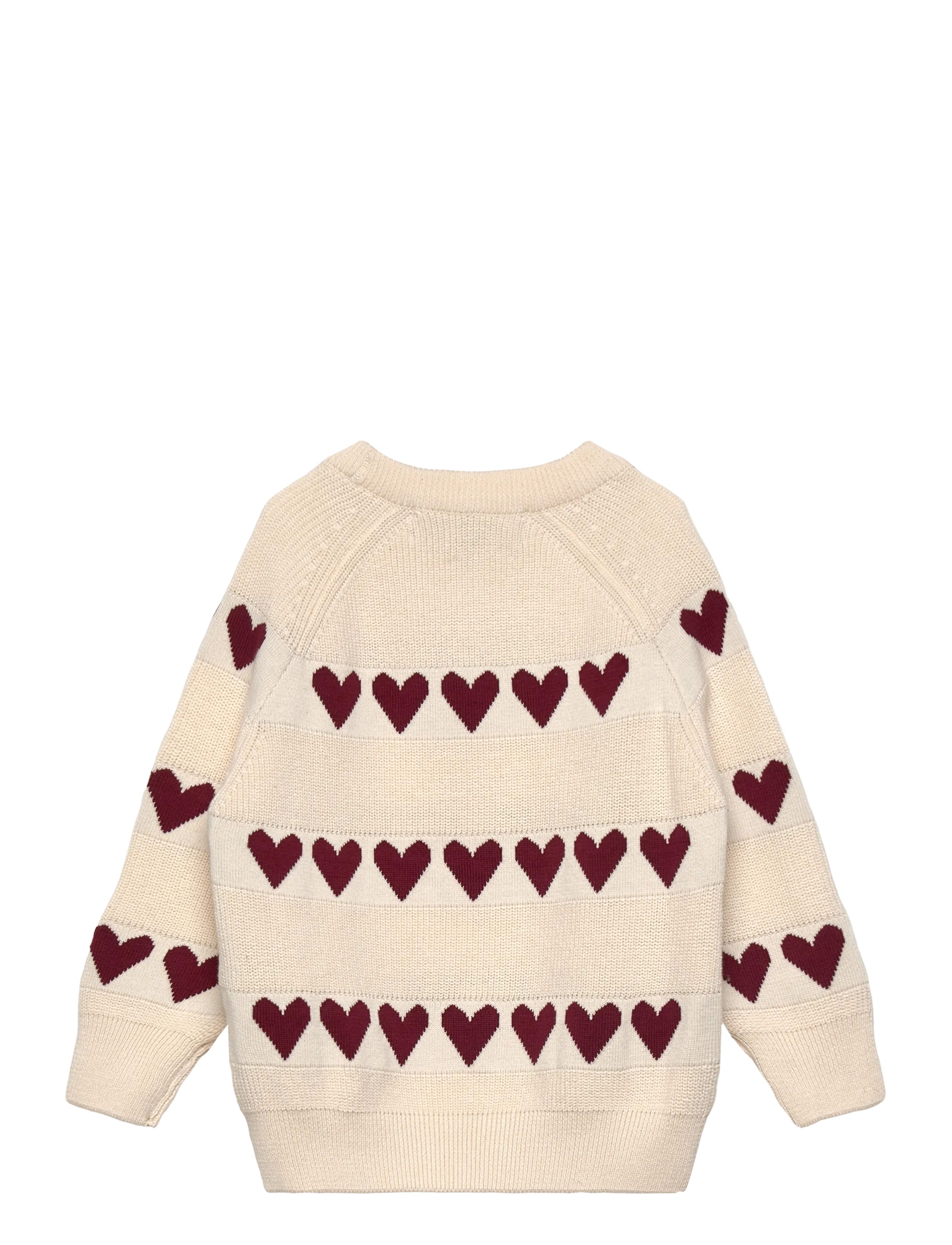 Hanevild - Red heart blouse - tröjor - ivory - 2