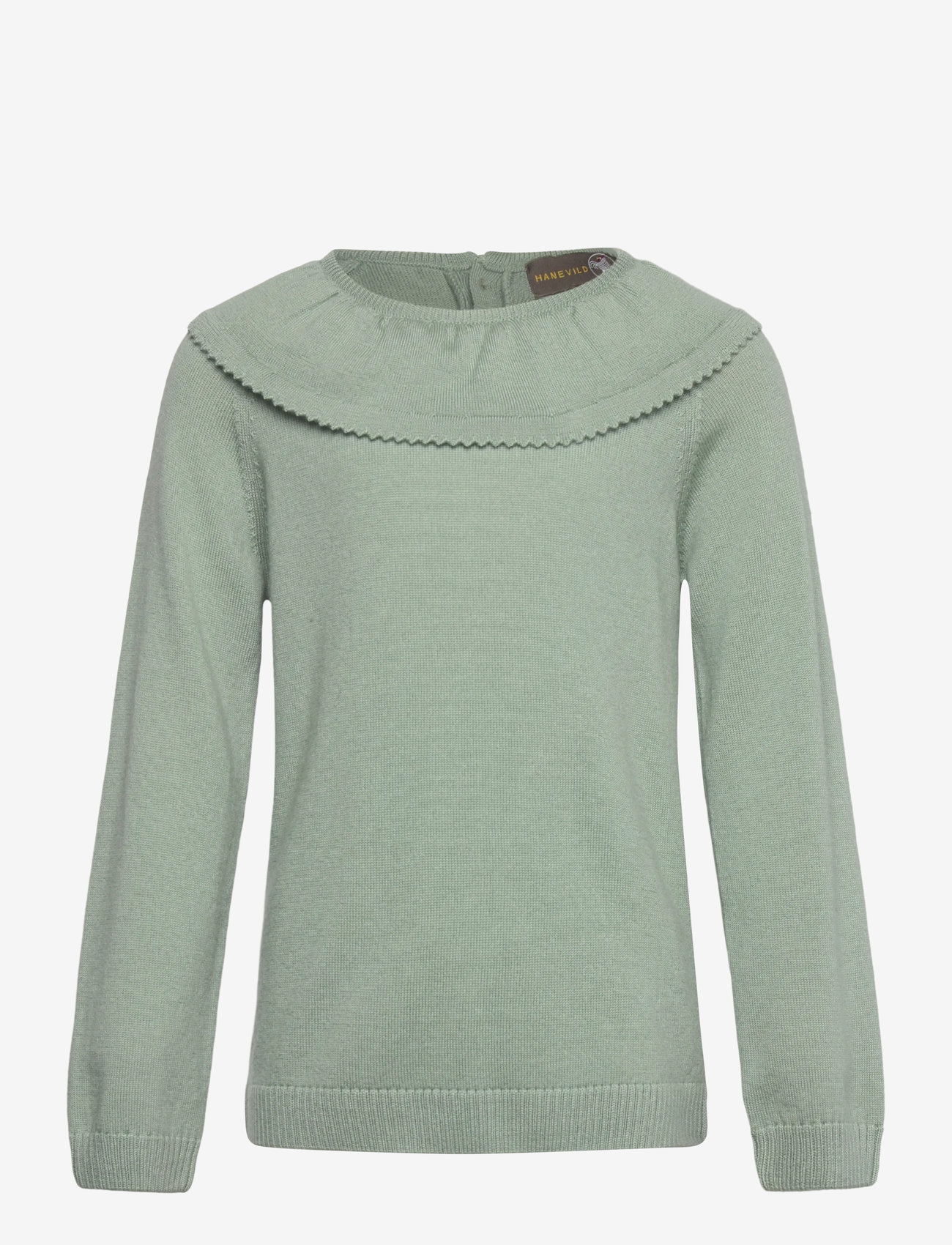 Hanevild - Lea blouse, merino wool - pullover - sage - 1
