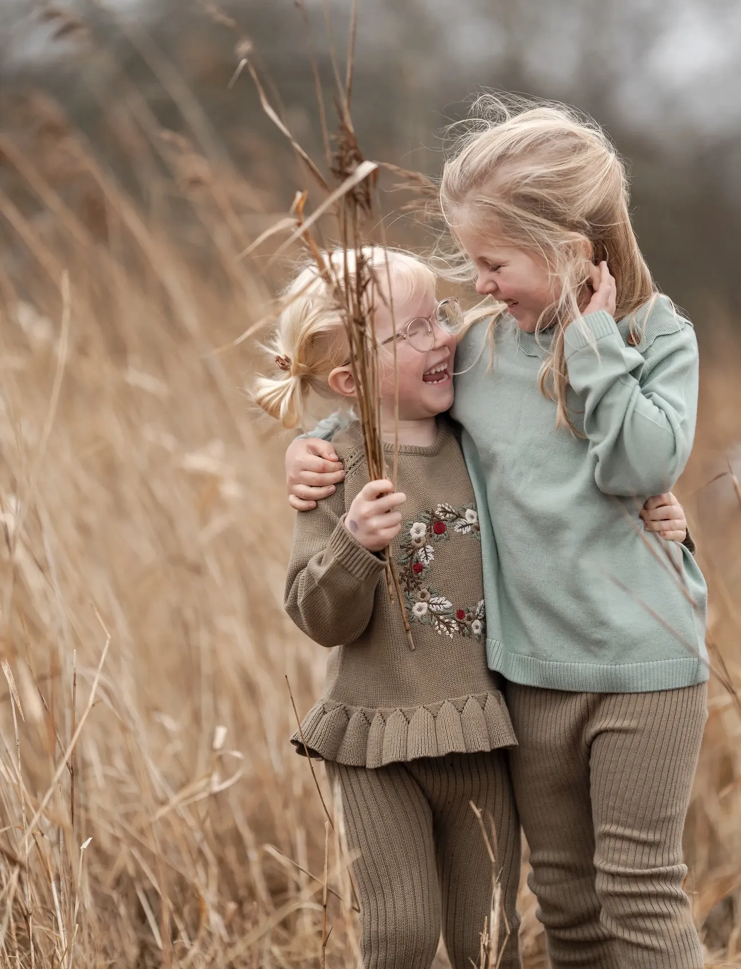 Hanevild Lea blouse, merino wool - Yläosat - SAGE / green