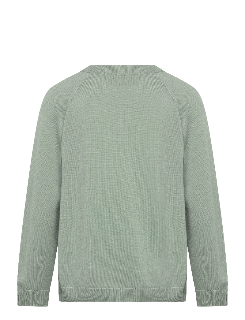 Hanevild - Bertil blouse, merino wool - pullover - sage - 2