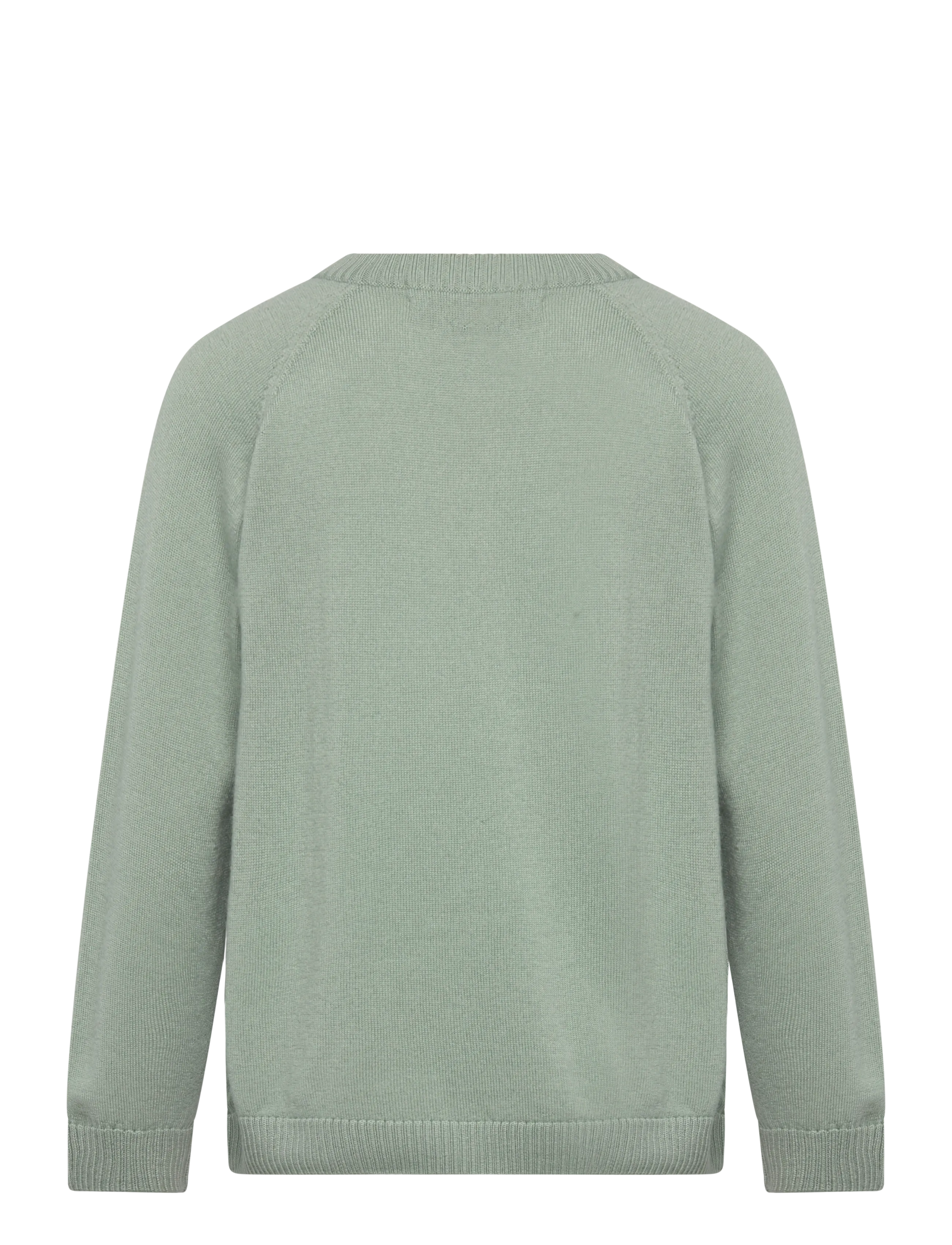Hanevild - Bertil blouse, merino wool - jumpers - sage - 2