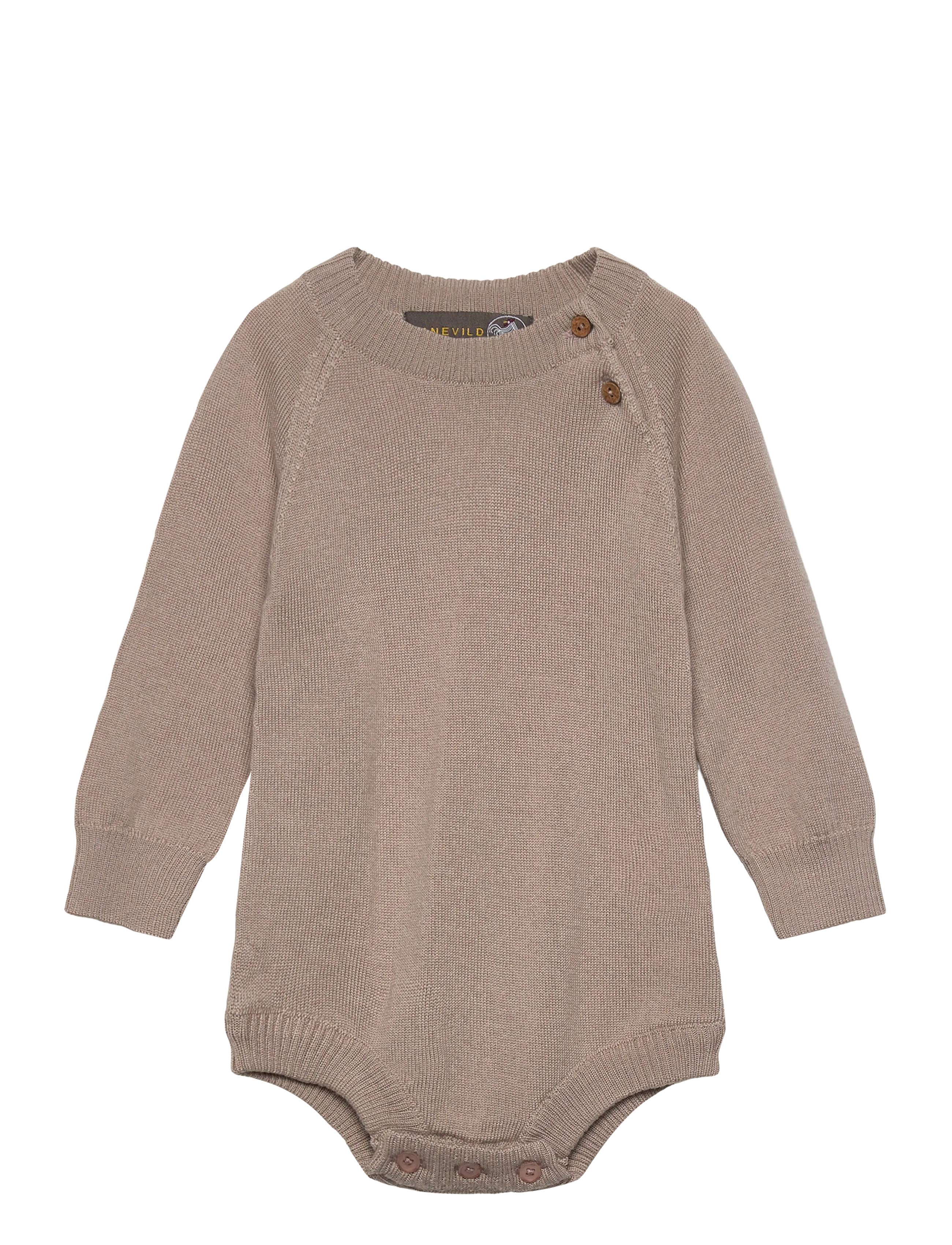 Hanevild Martin romper, merinowool - 4 for 3 - CREAM OATMEAL / beige