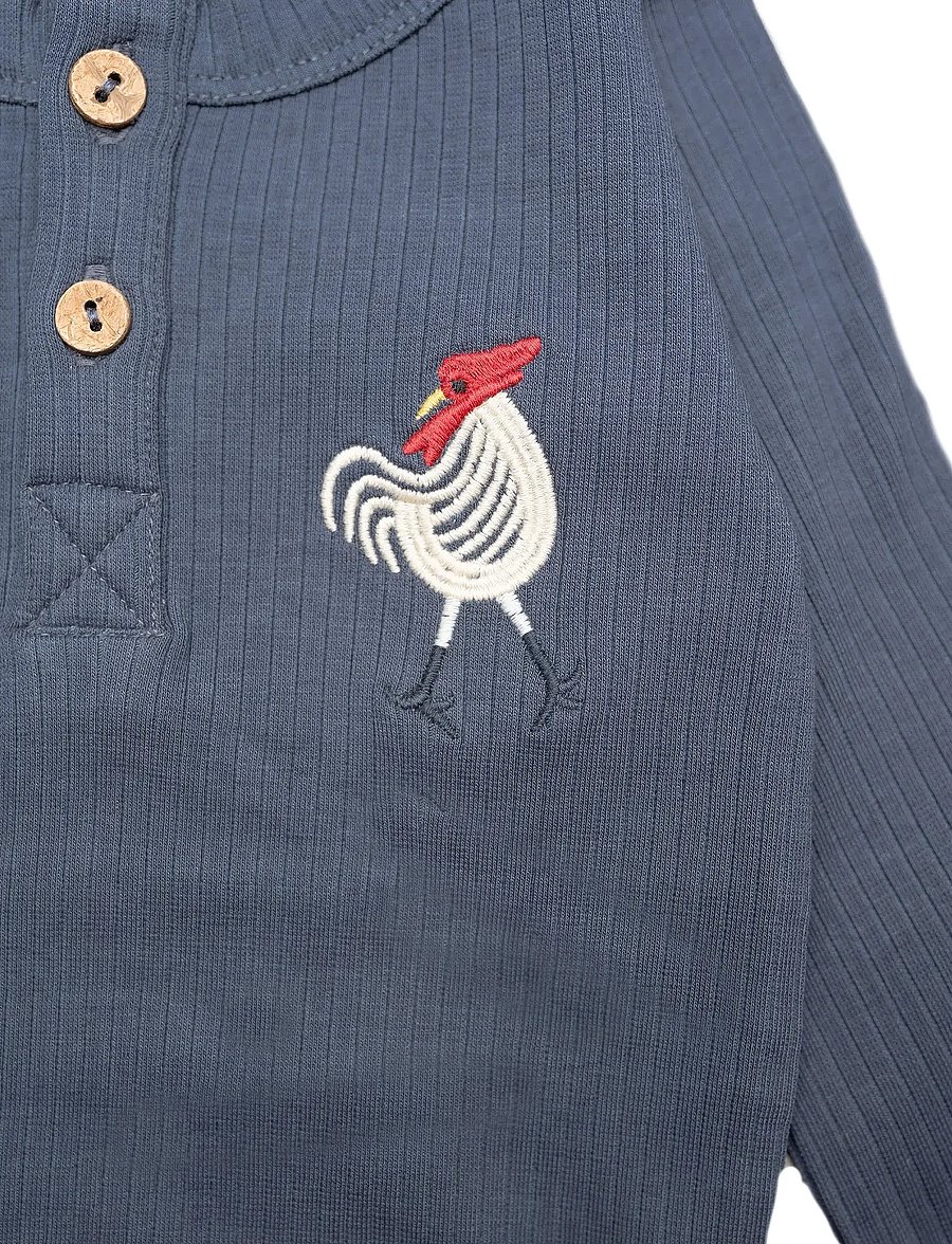 Hanevild - Lasse romper - langärmelige bodys - ombre blue - 3