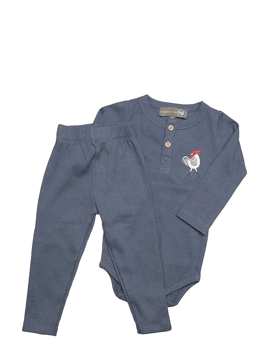 Hanevild - Leo leggings - leggings - ombre blue - 3