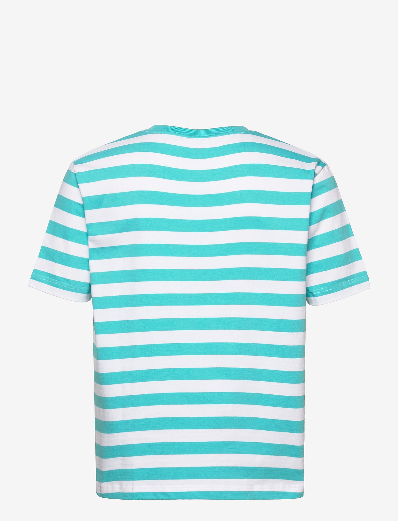 Hanger by Holzweiler - Hanger Striped Tee - t-shirt & tops - aqua white 4825 - 1