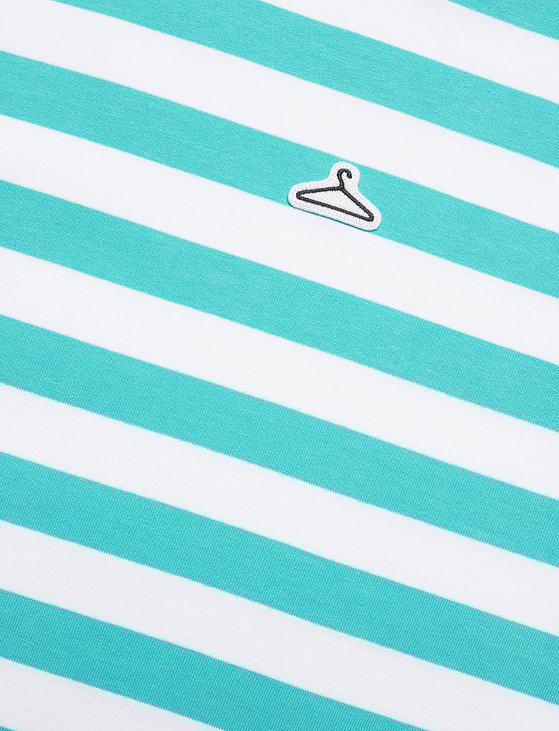 Hanger by Holzweiler - Hanger Striped Tee - t-shirts - aqua white 4825 - 2