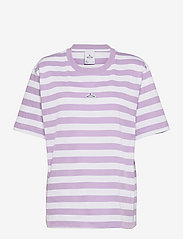Hanger Striped Tee - LILAC WHITE 3720