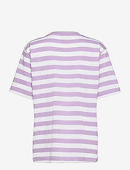 Hanger by Holzweiler - Hanger Striped Tee - t-shirt & tops - lilac white 3720 - 1