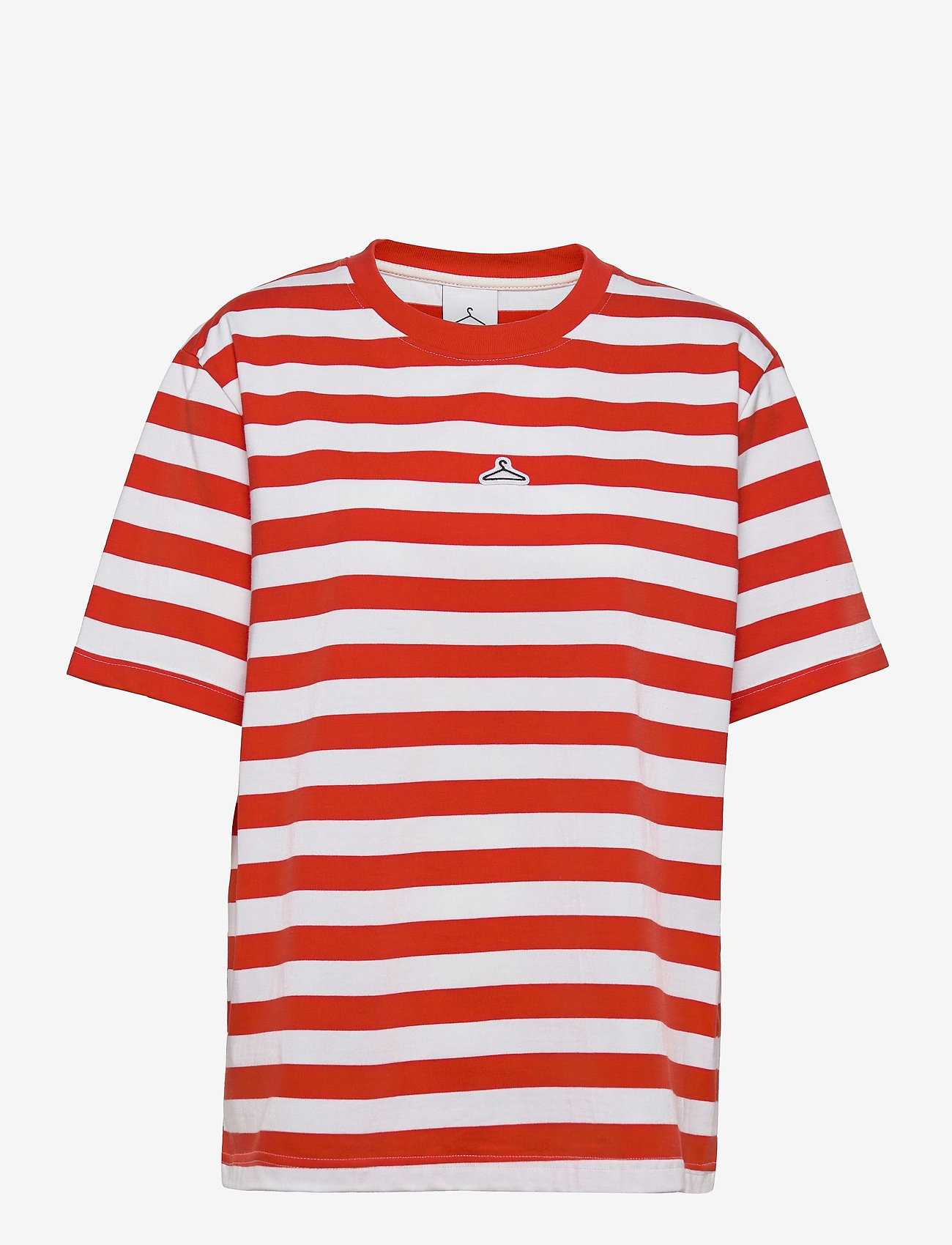 Hanger by Holzweiler - Hanger Striped Tee - t-shirts - red white 1664 - 1